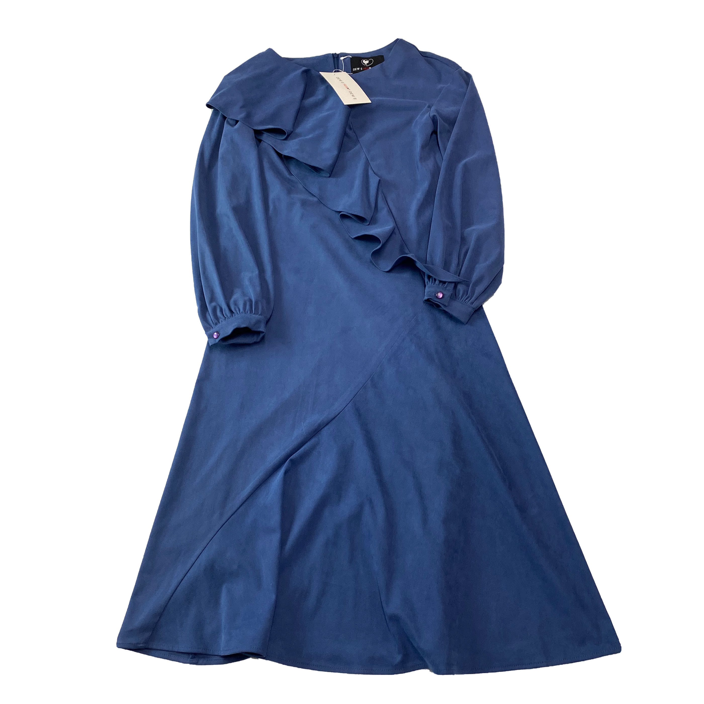 [Dew e dew e] blue ruffle dress - Size F