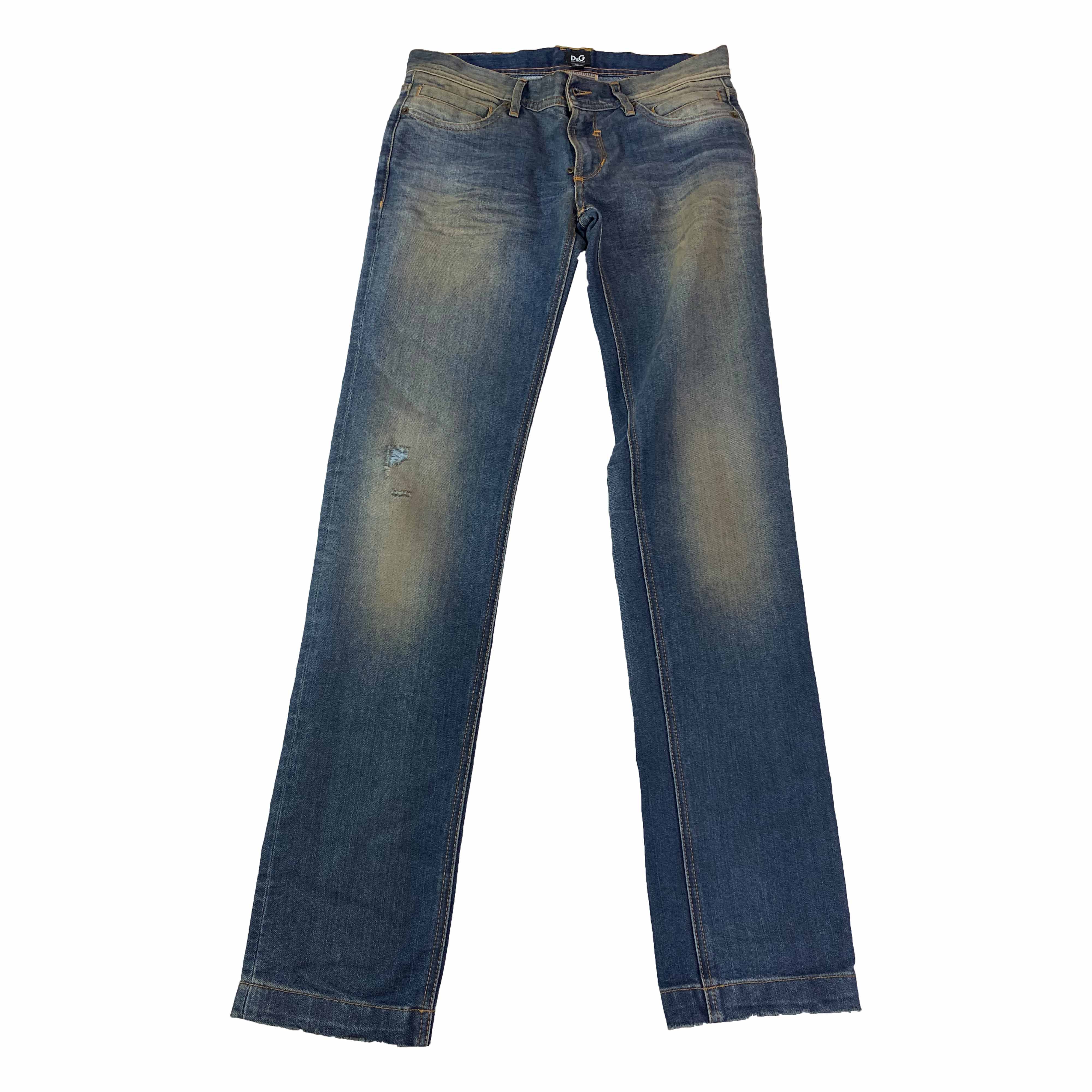 [D&amp;G] Wahsed Dark Denim Jeans - Size 31