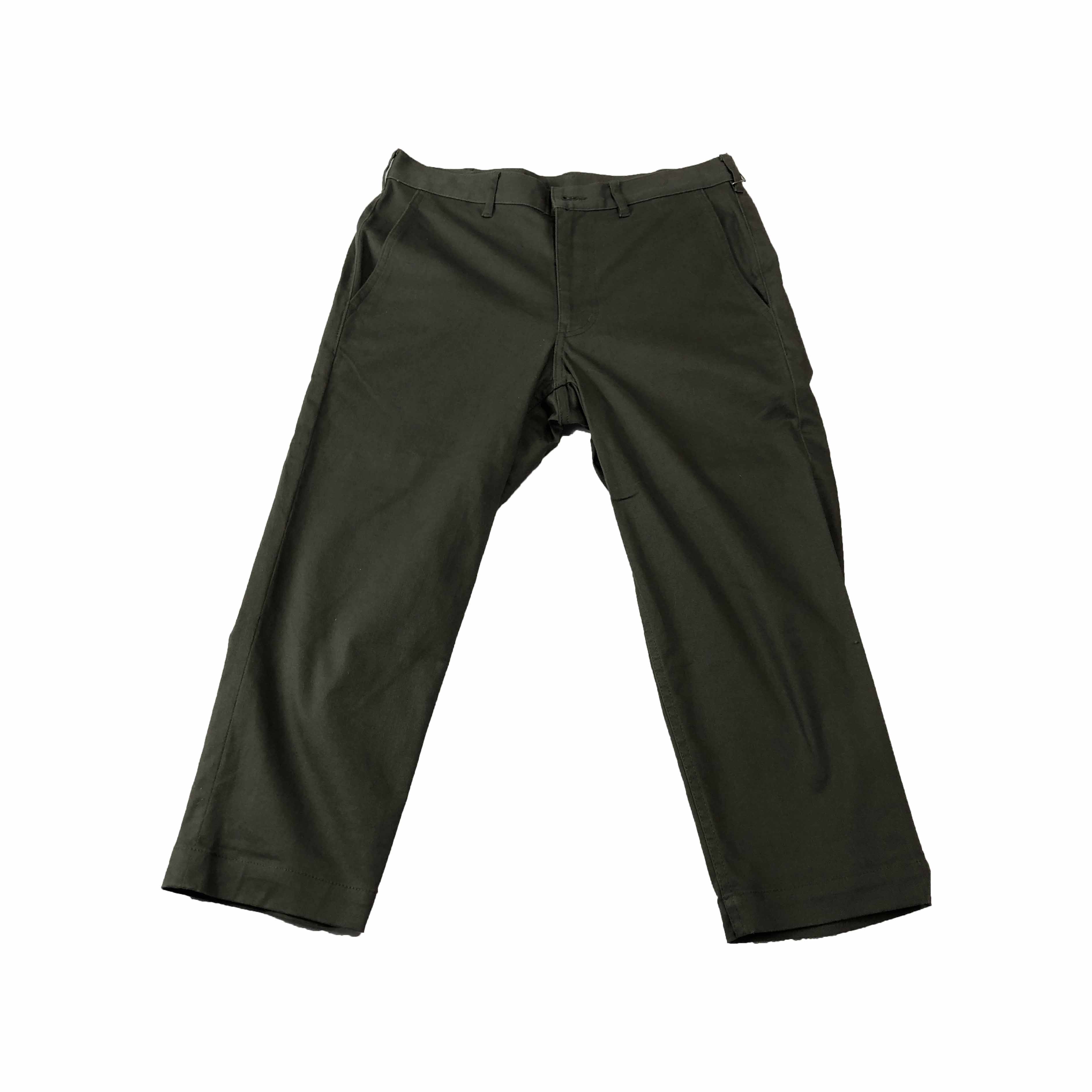 [Comme Des Garcons Homme Plus] Khaki Crop Pants - Size S