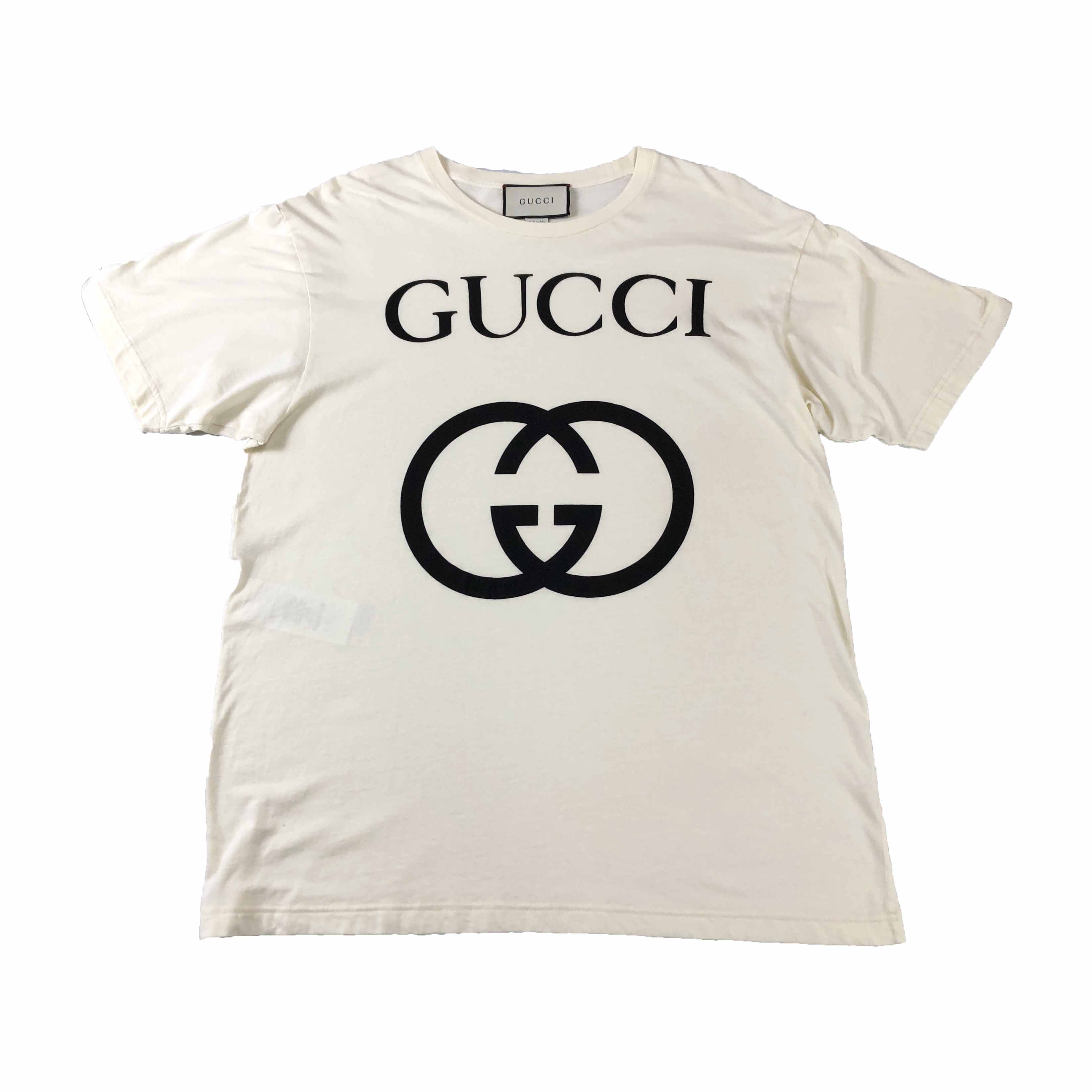 [Gucci] Gucci Logo T-shirt - Size XS