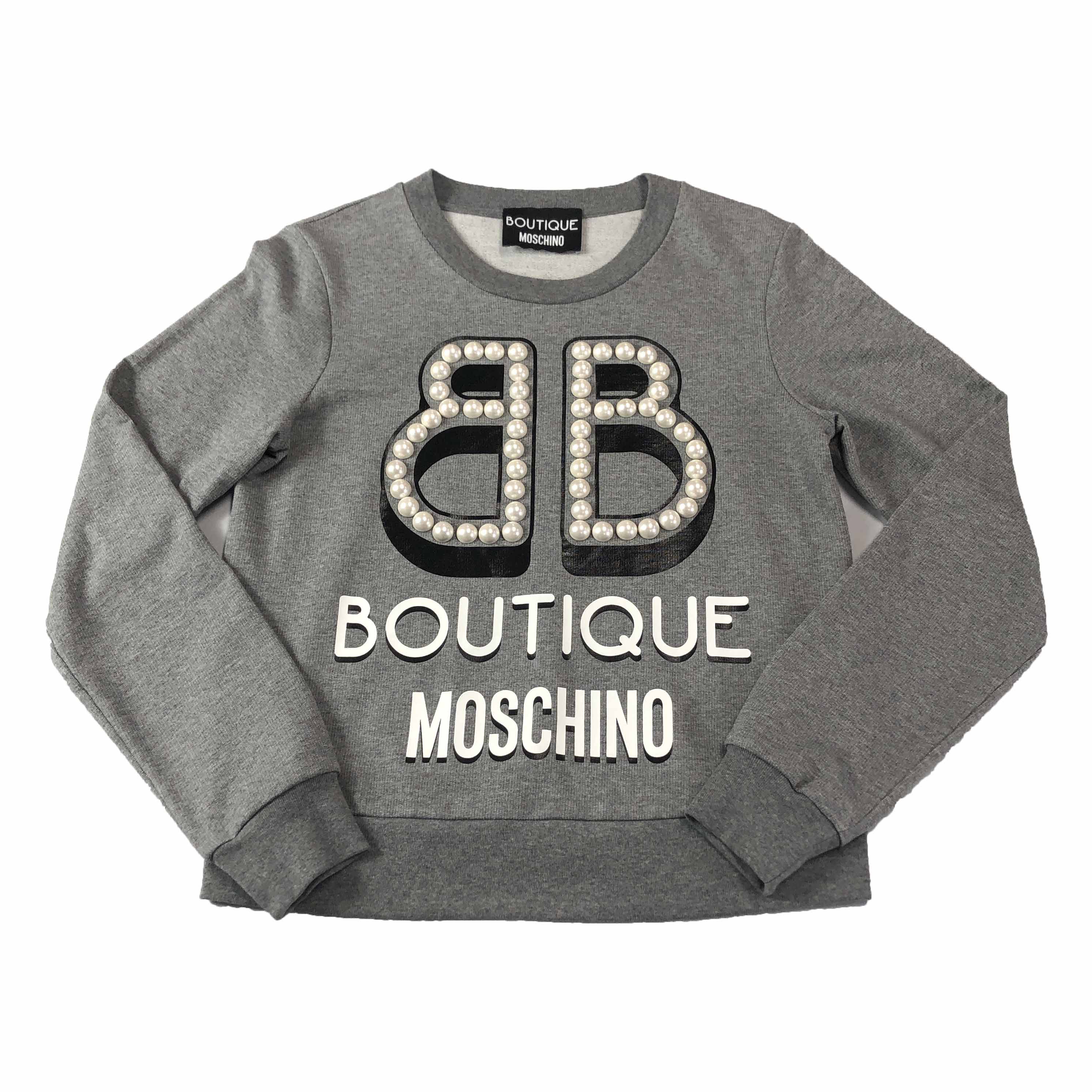 [Moschino] Boutique Logo Pearl MTM - Size S