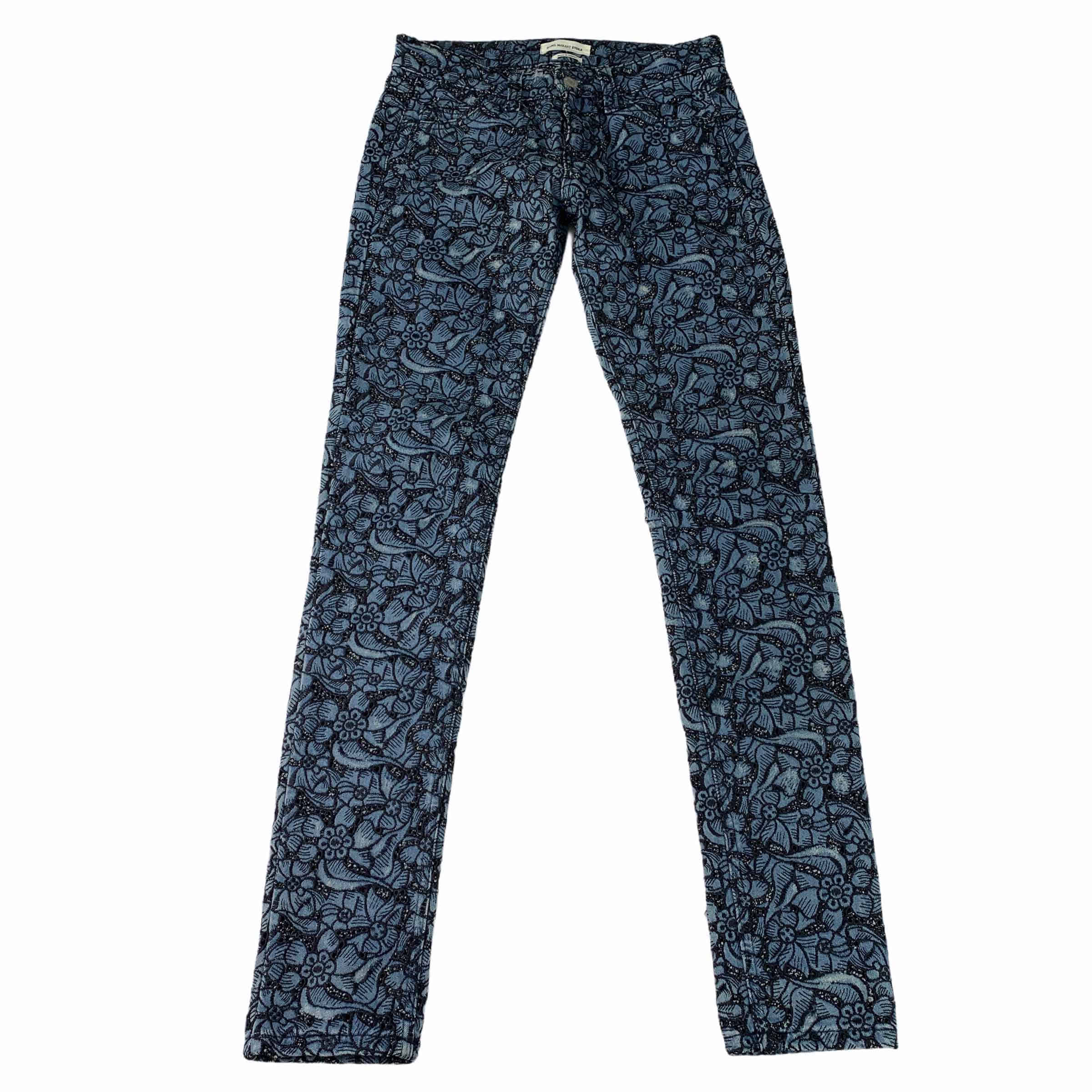 [Isabel Marant Etoile] Flower Embroidery Pants - Size EUR36 - REVAULT