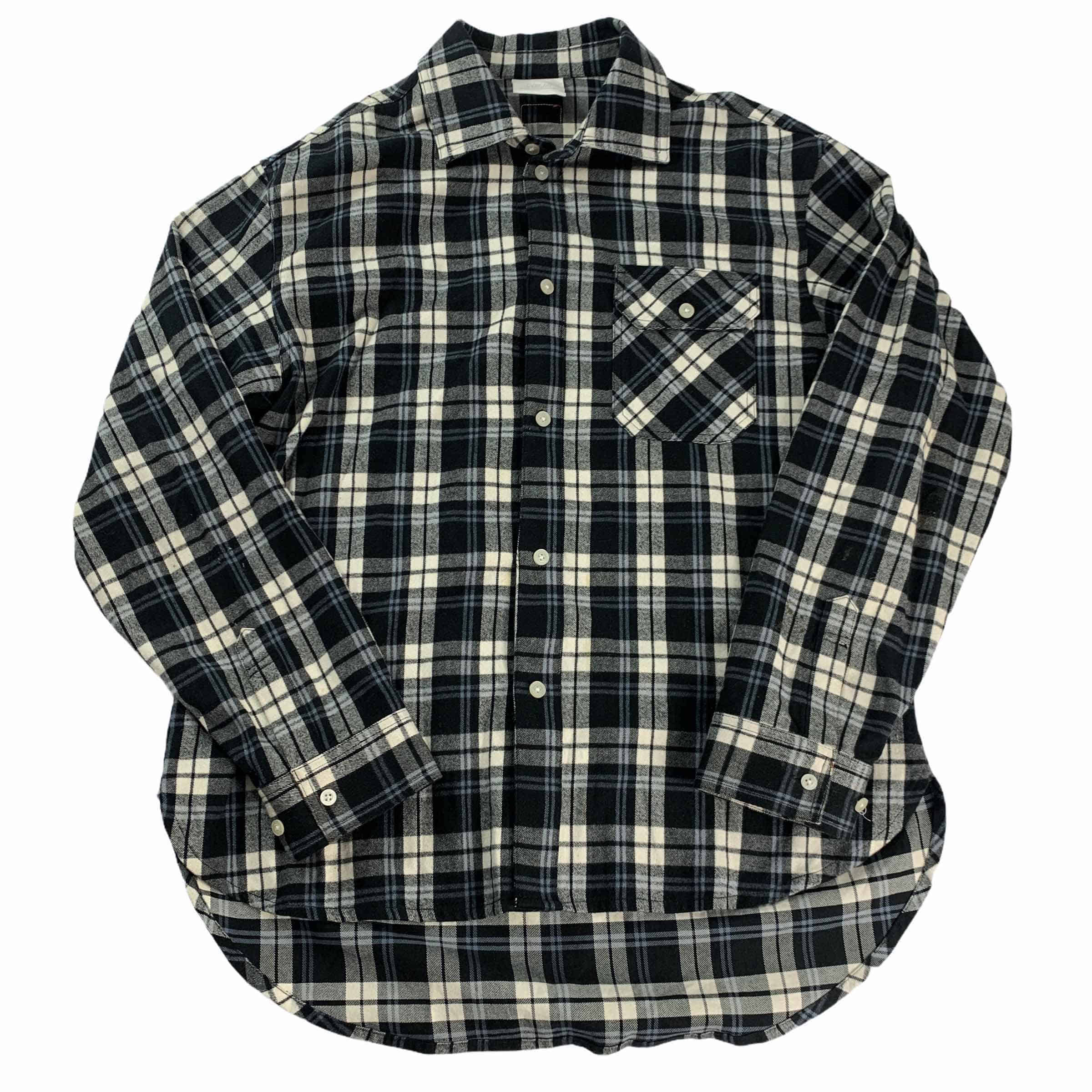 [MLB] Check Flannel Shirt BK - Size M
