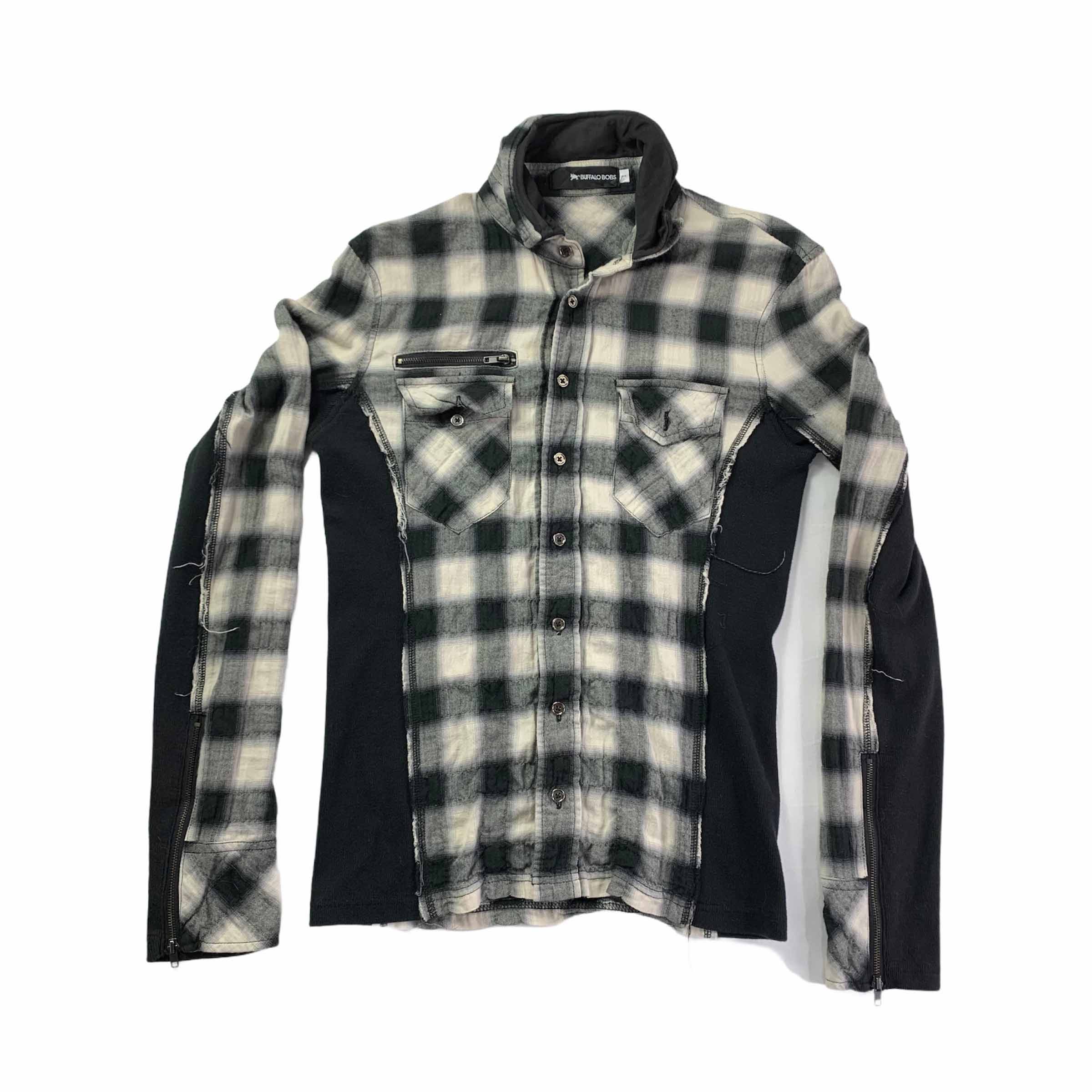 [Buffalo Bobs] Side Cotton Check Shirt  -  Size 1