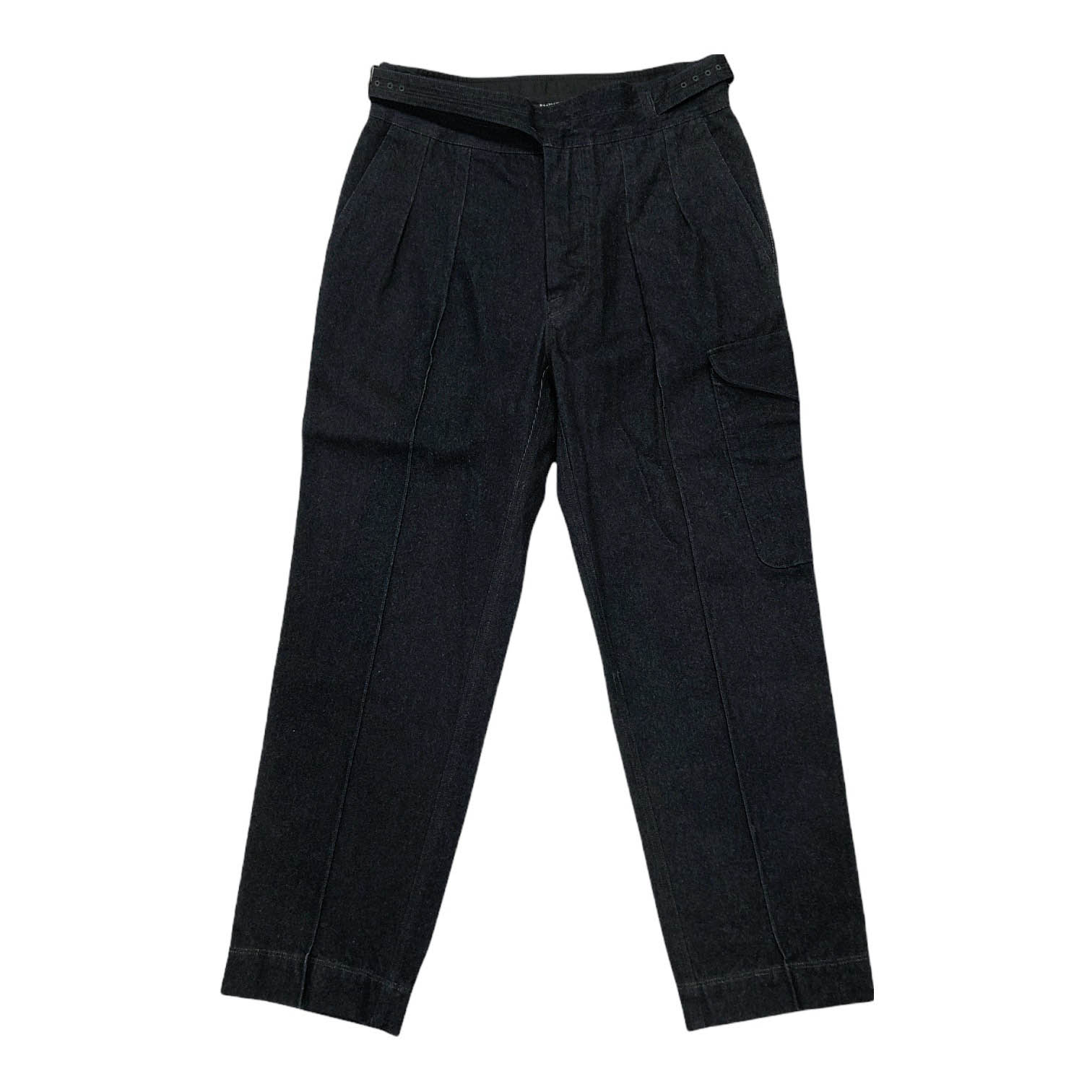 [East Logue] Denim Belted Pants - Size S