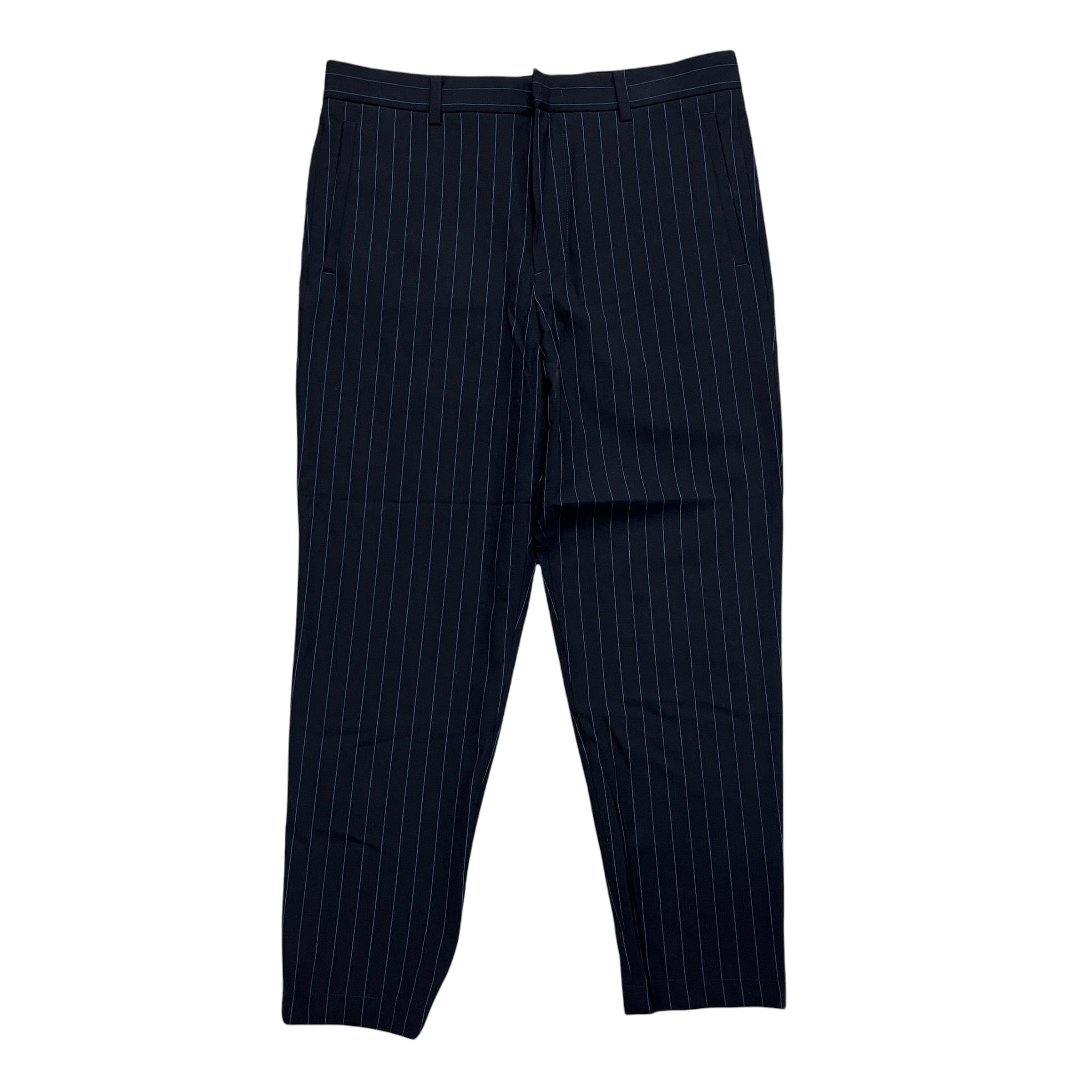 [System] Blue Stripe Trousers-Size 32