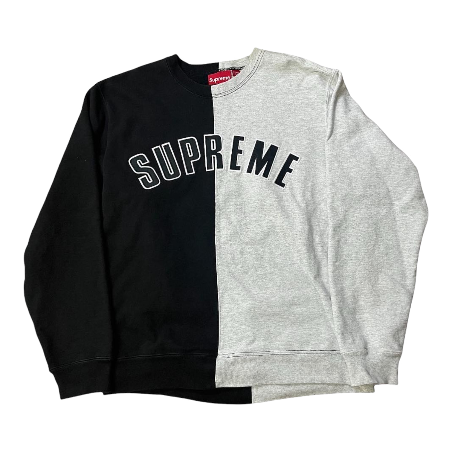 [Supreme] 18fw Spilt Sweatshirts-Size L