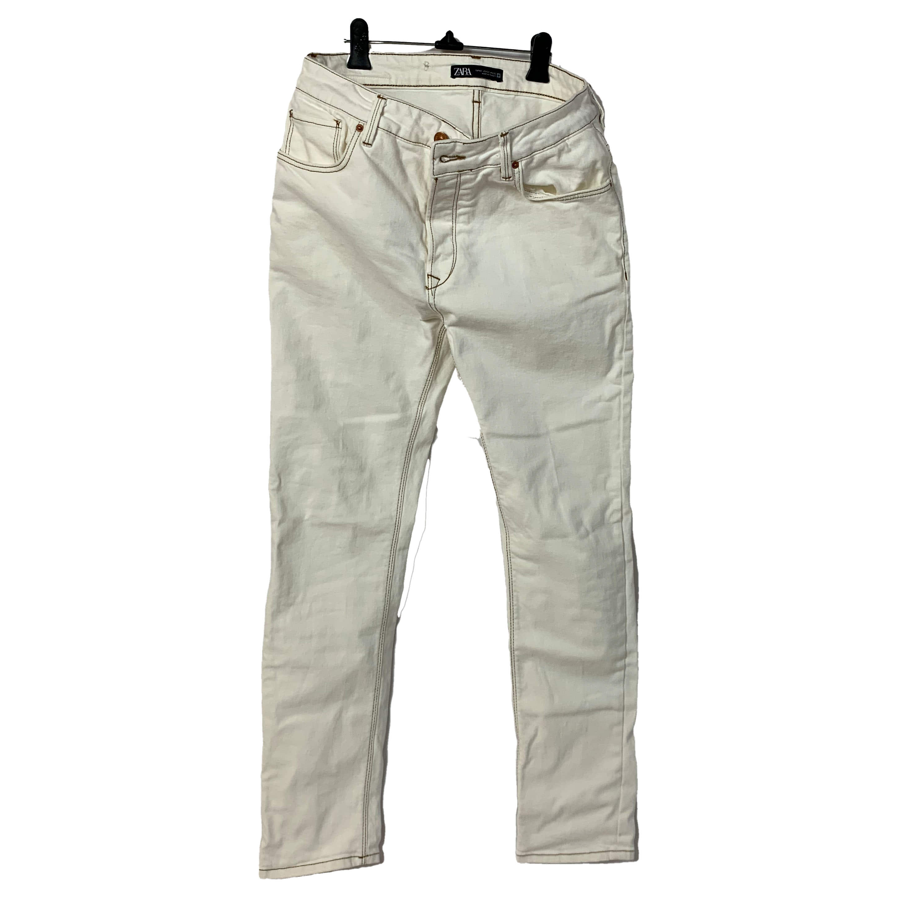 [ZARA] White Skinny Jeans - Size 32