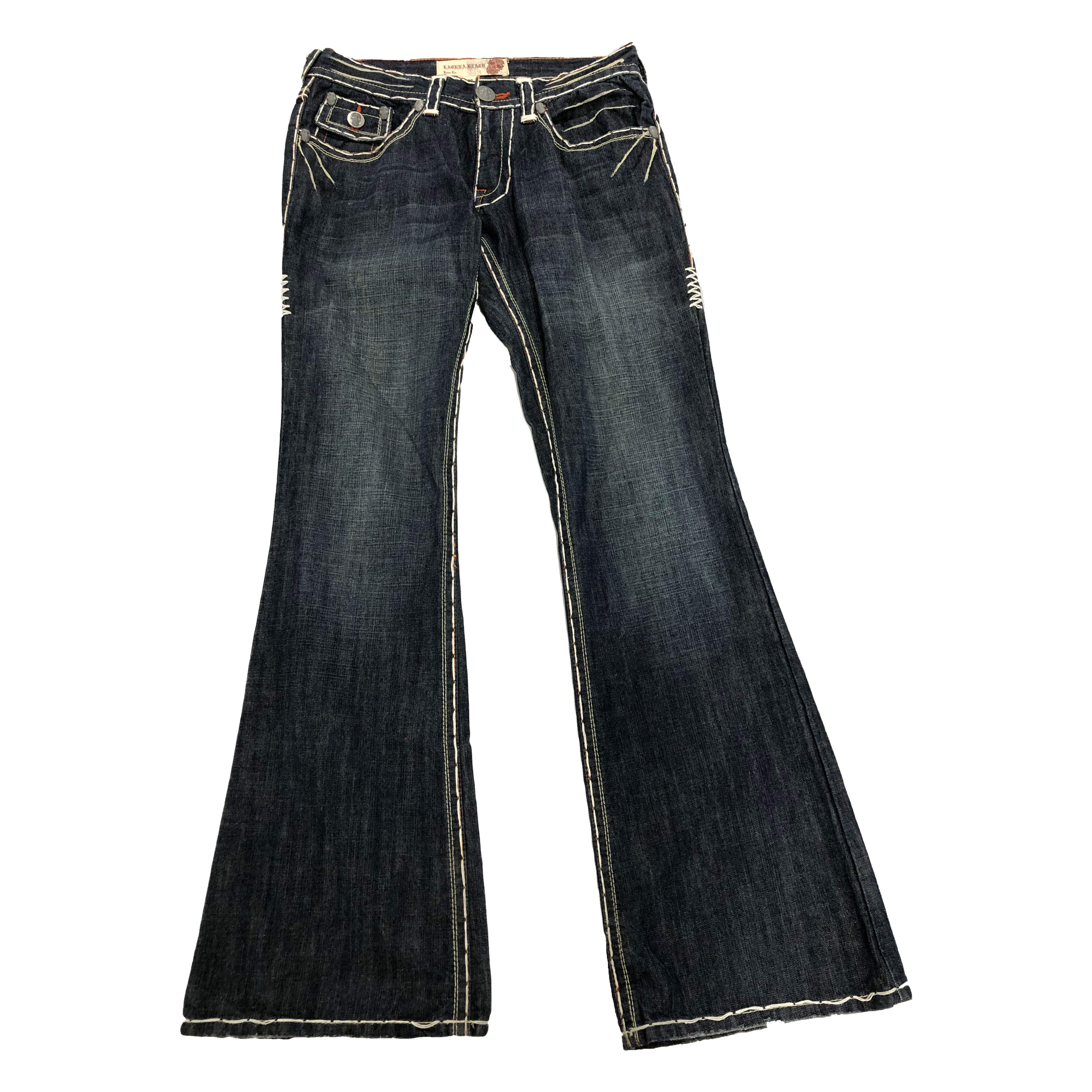 [Vintage] Laguna Beach Stitch Bootcut Jeans - Size 32