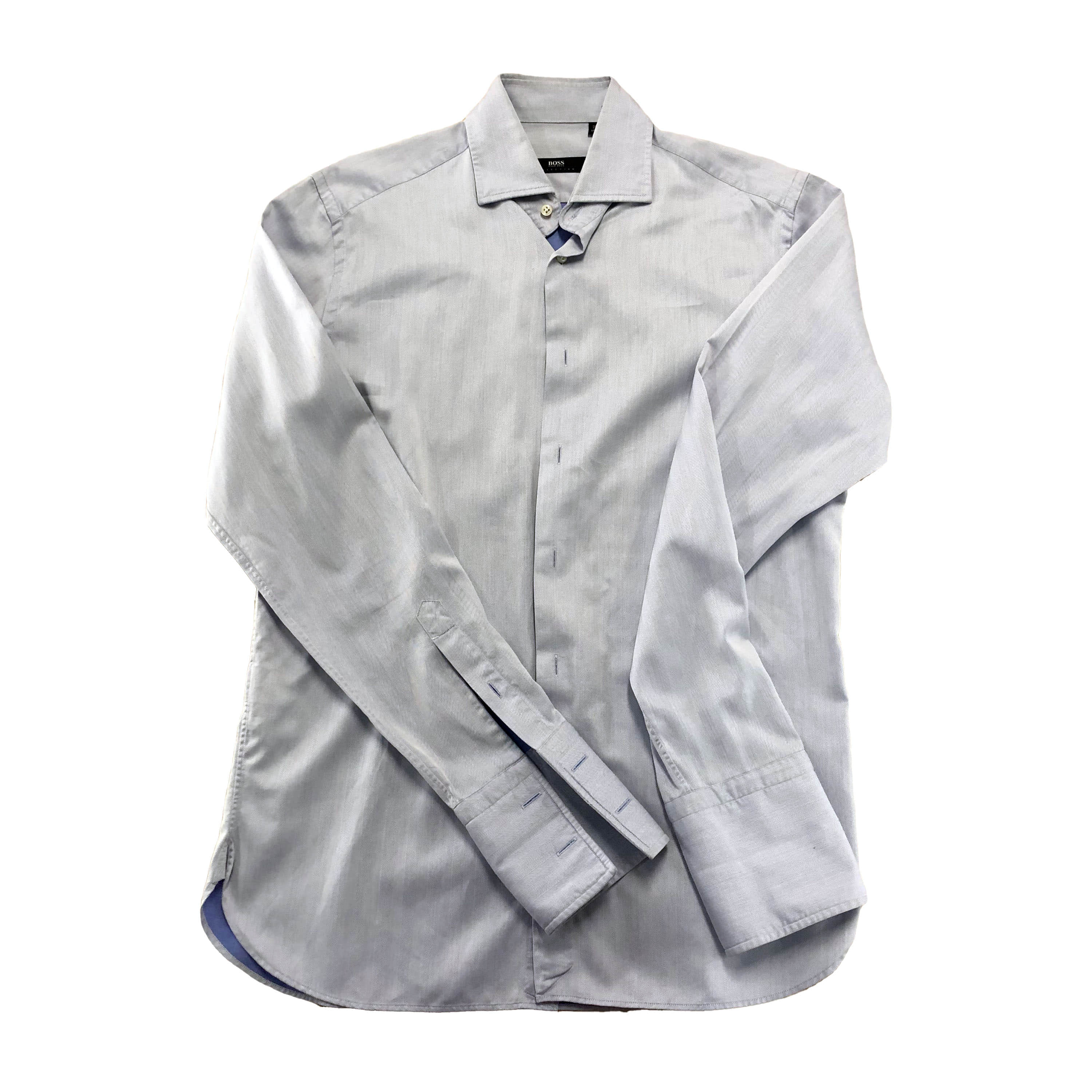 [BOSS] Lightblue Shirt w/ French Cuffs (Size 15.5)