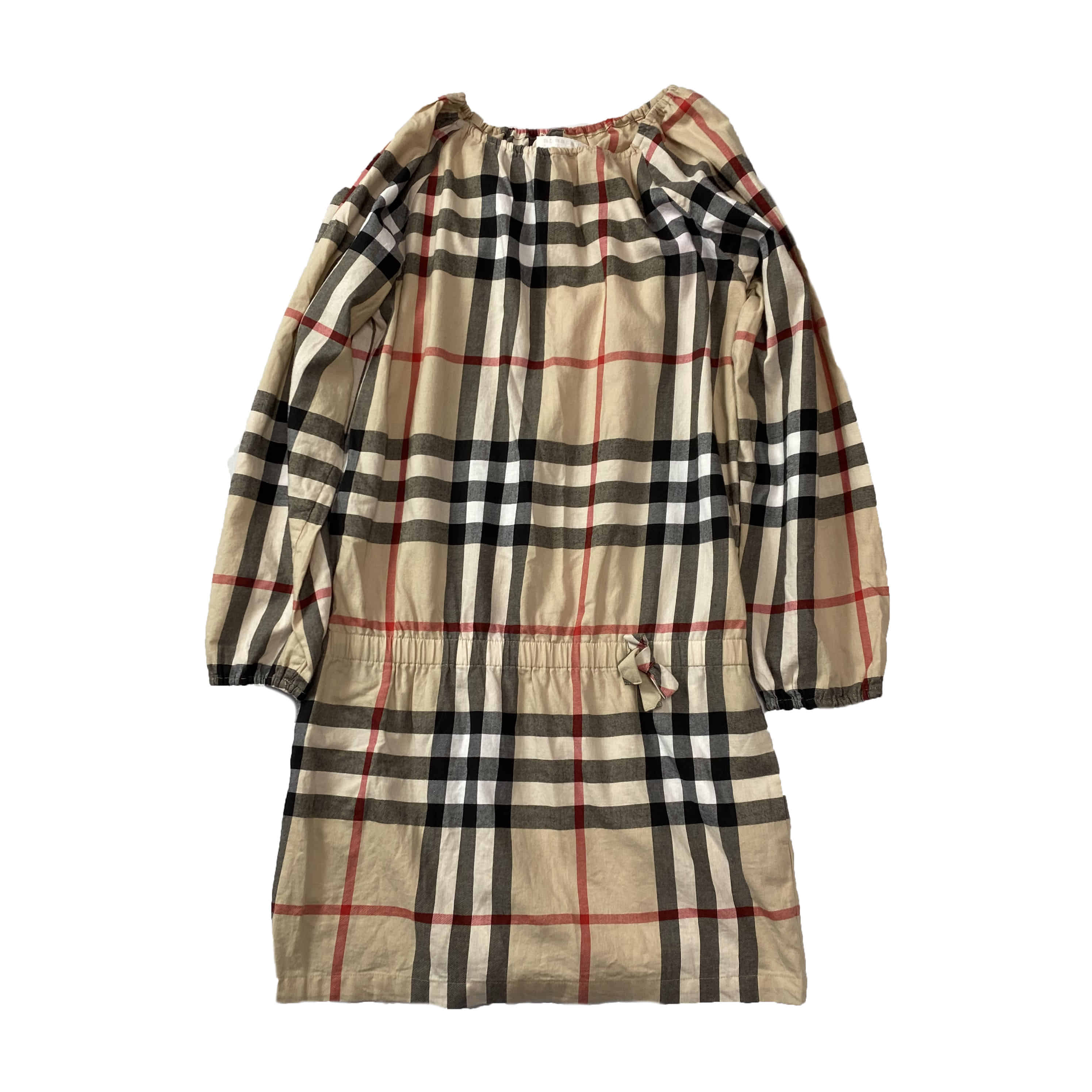 [Burberry] Check Pattern One Piece - Size 14Y