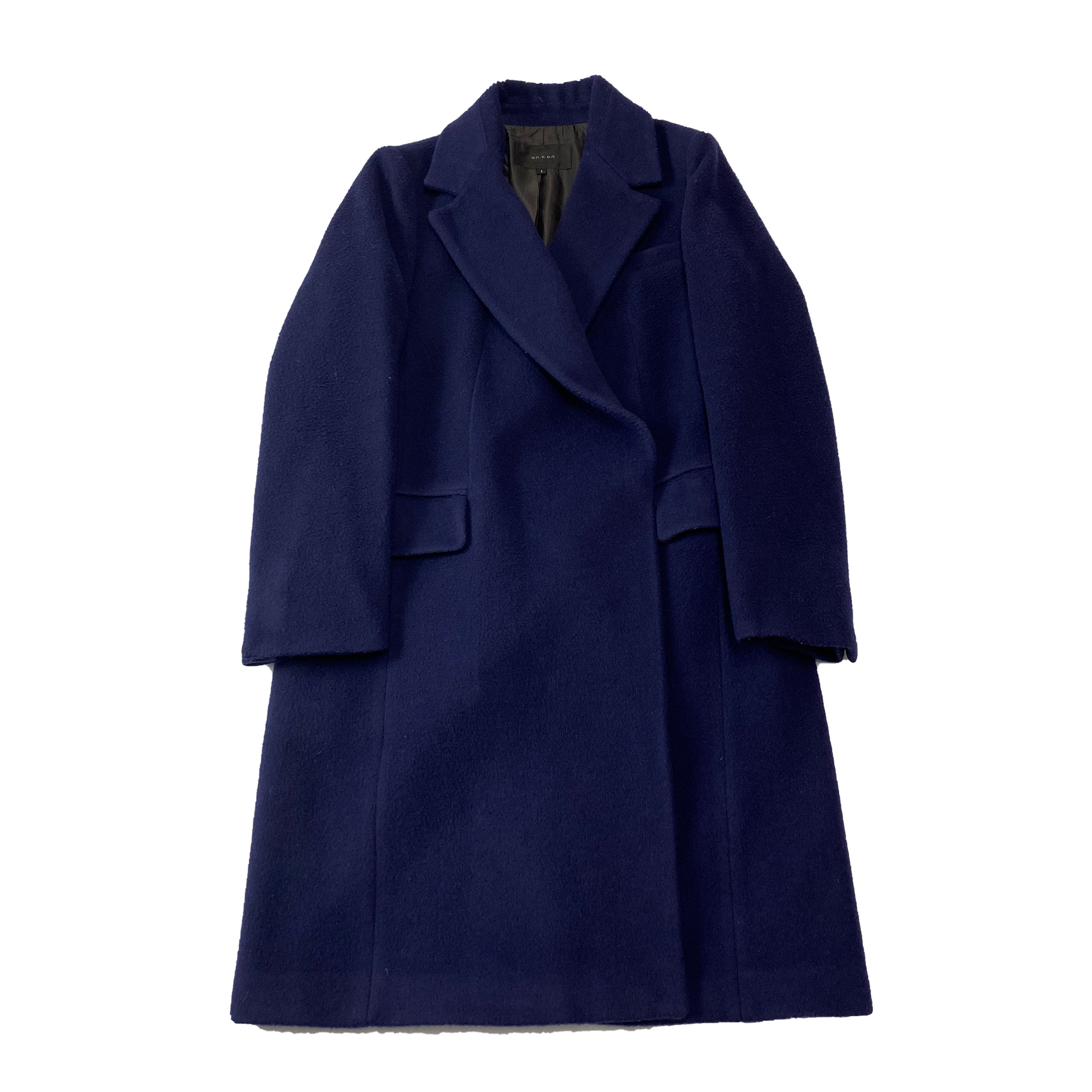 [On &amp; On] double breasted blue coat - Size S (01)