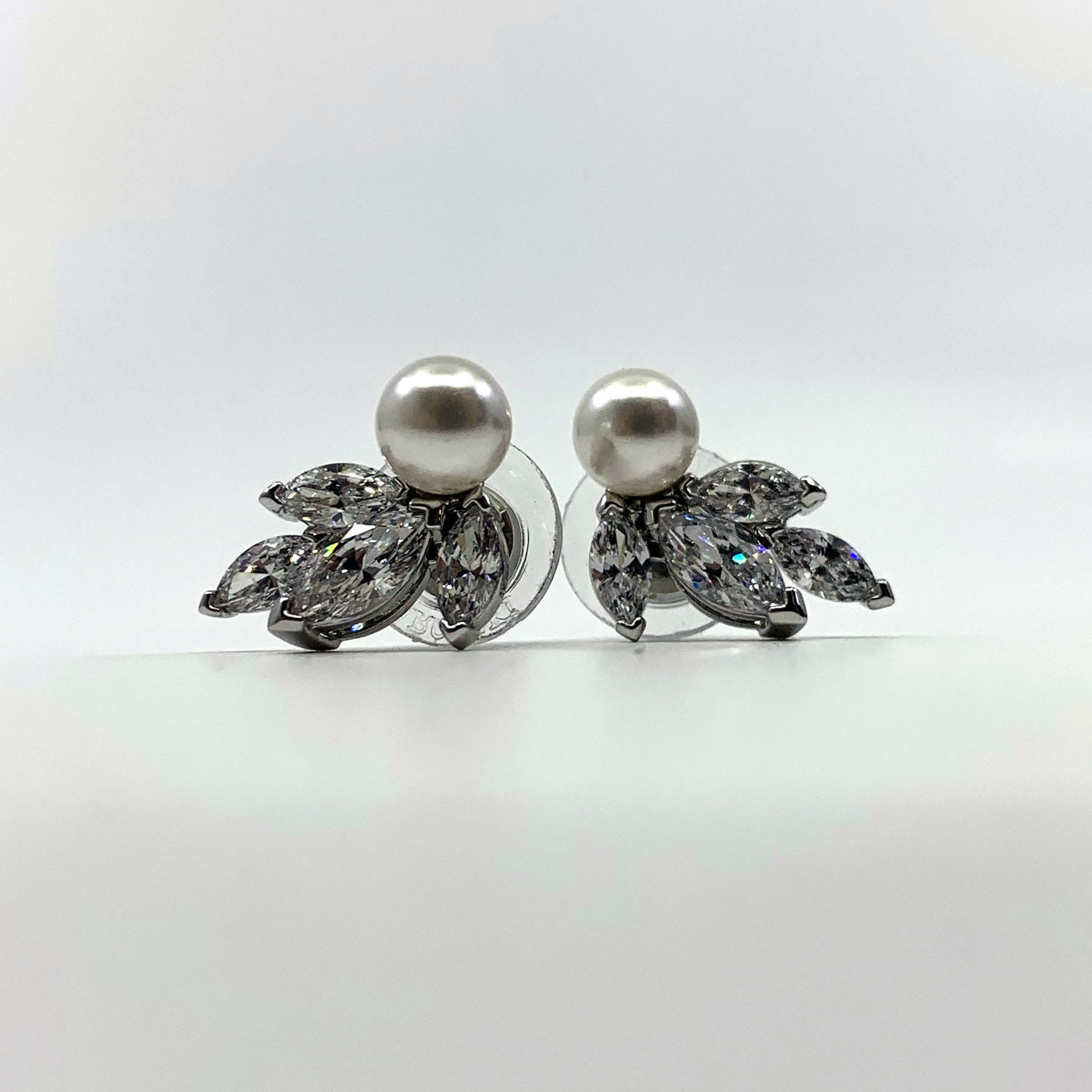 [Swarovski] Pearl Crystal Earrings
