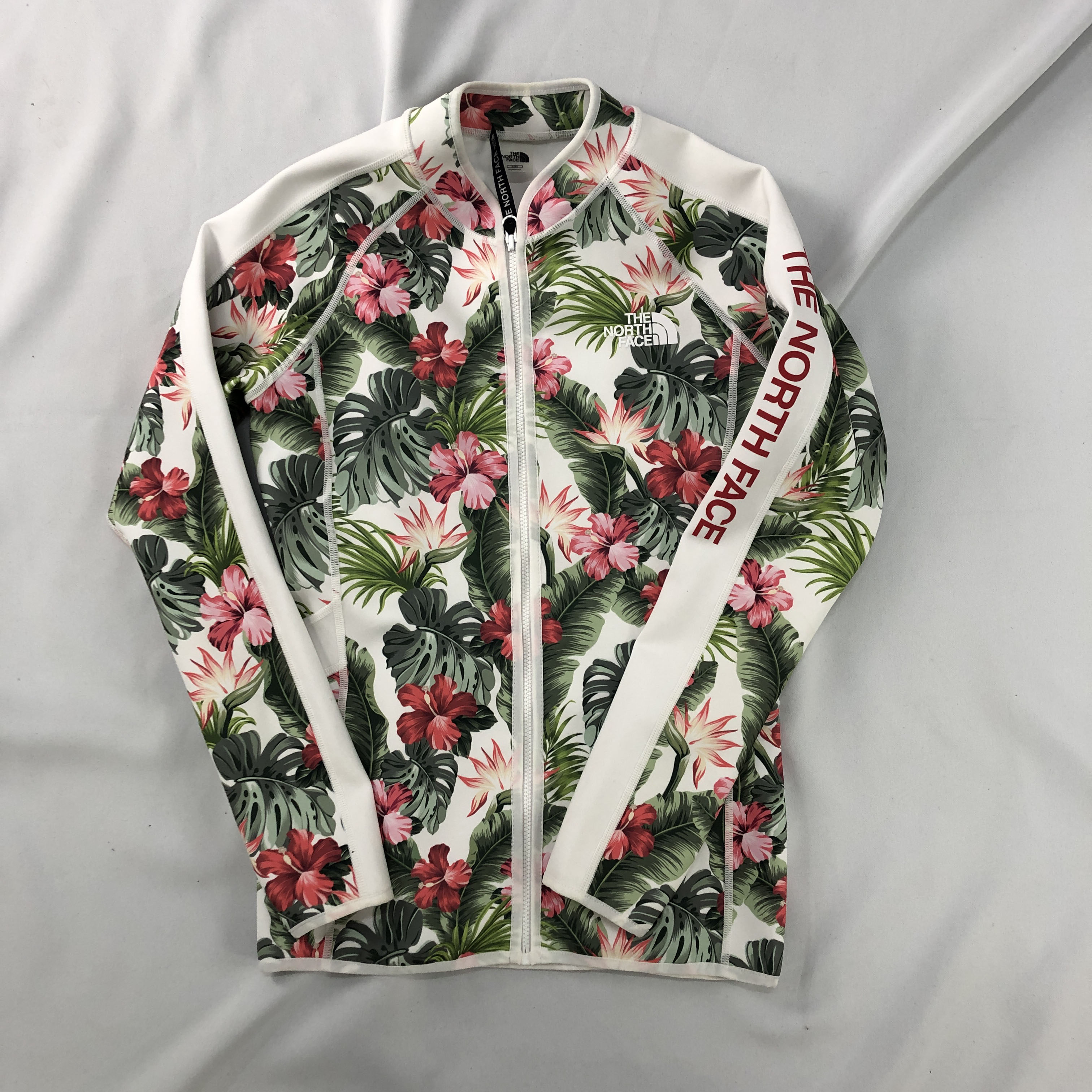 [North Face] Flower Patterned Jersey - Size S