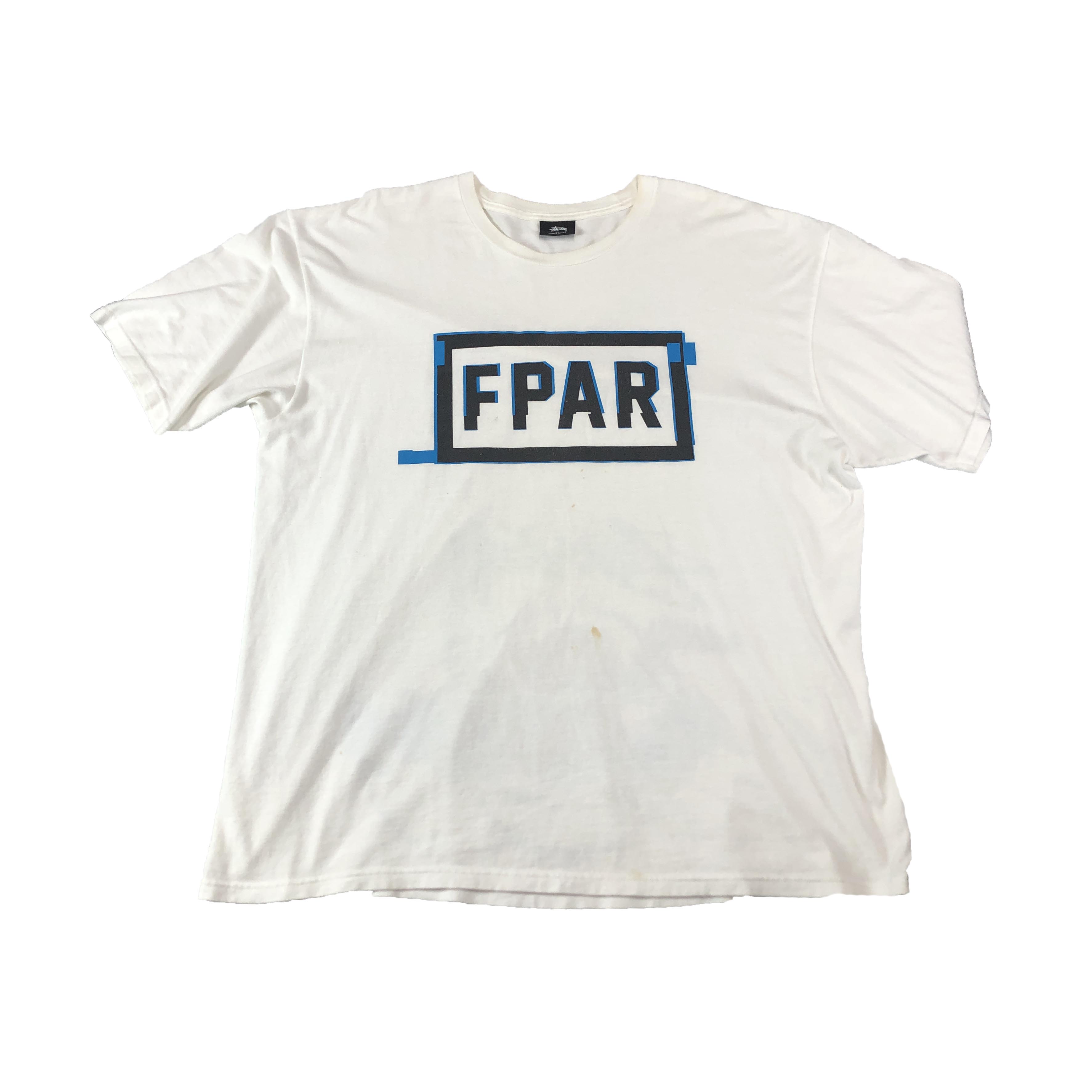[Stussy x Fpar] Stussy x FPAR T-shirt WH - Size XL