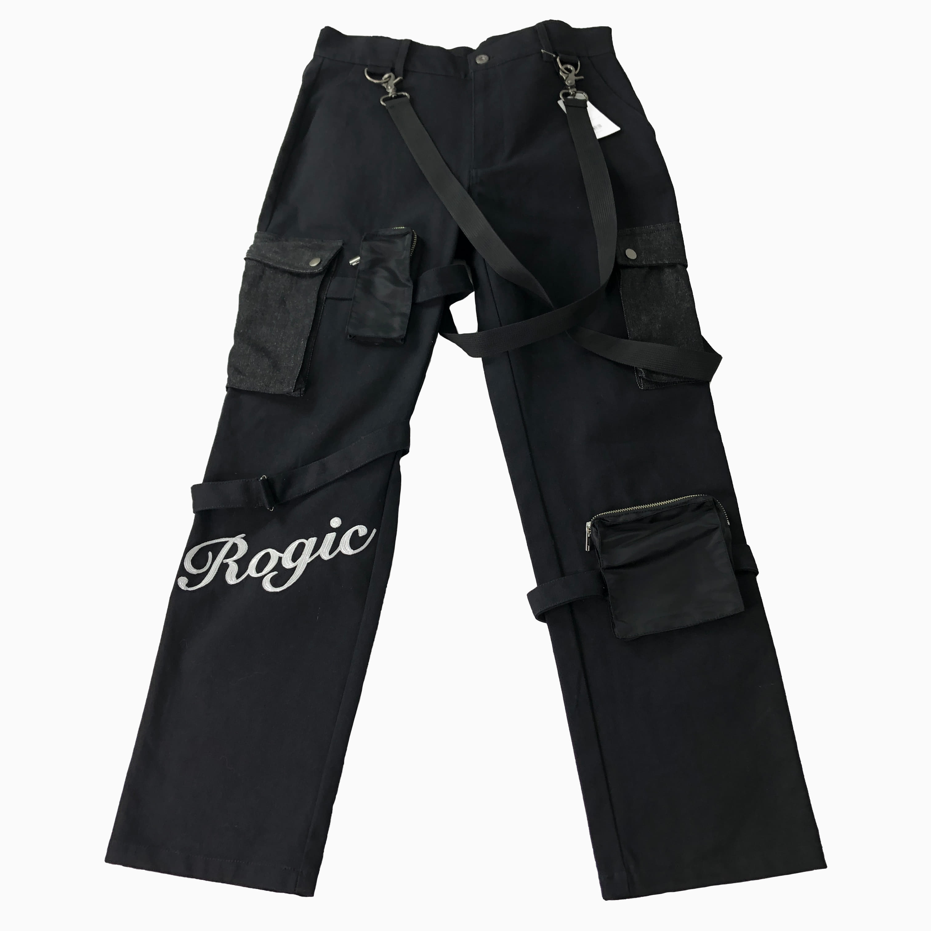 [Rogic] Millitary Suspender Pants BK - Size M