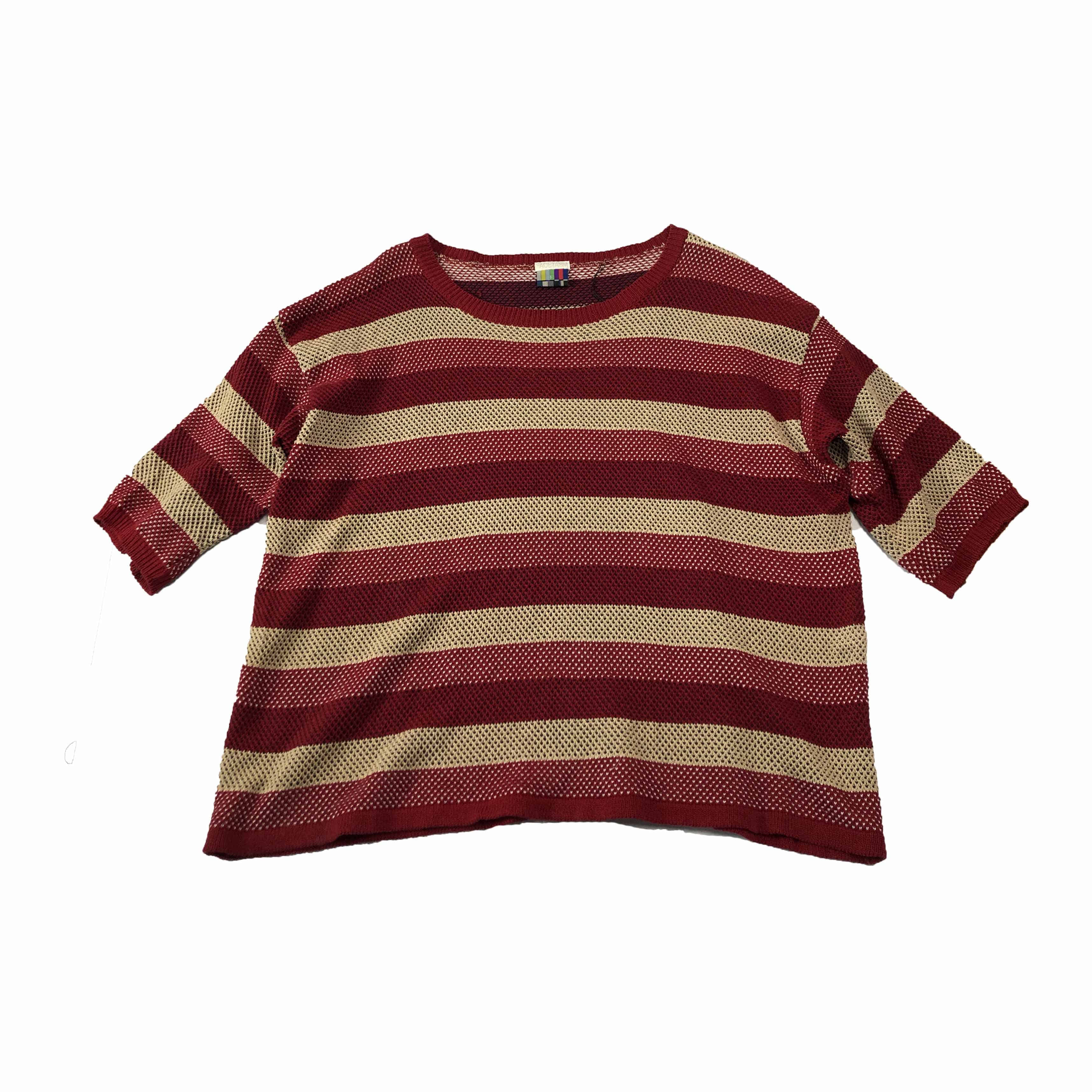 [Facetasm] Stripe Short Knit - Size Free