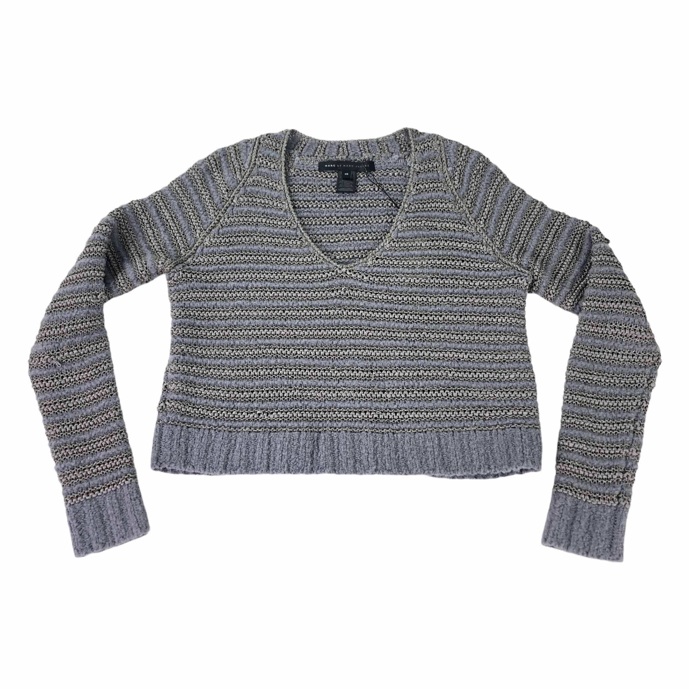 [Marc by Marc Jacobs] Rope Metalic Sweater - Size XS
