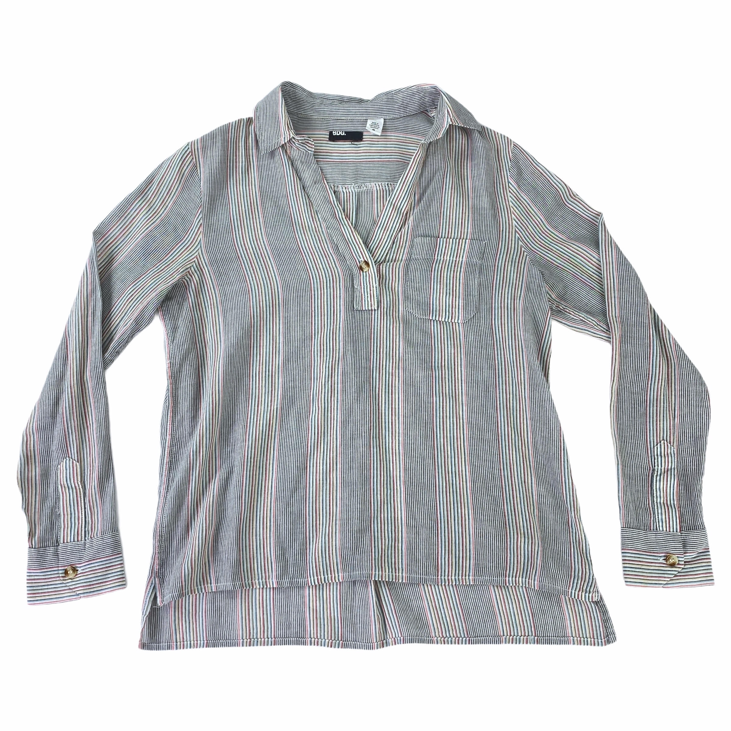 [BDG] Line Stripe Shirt - Size S