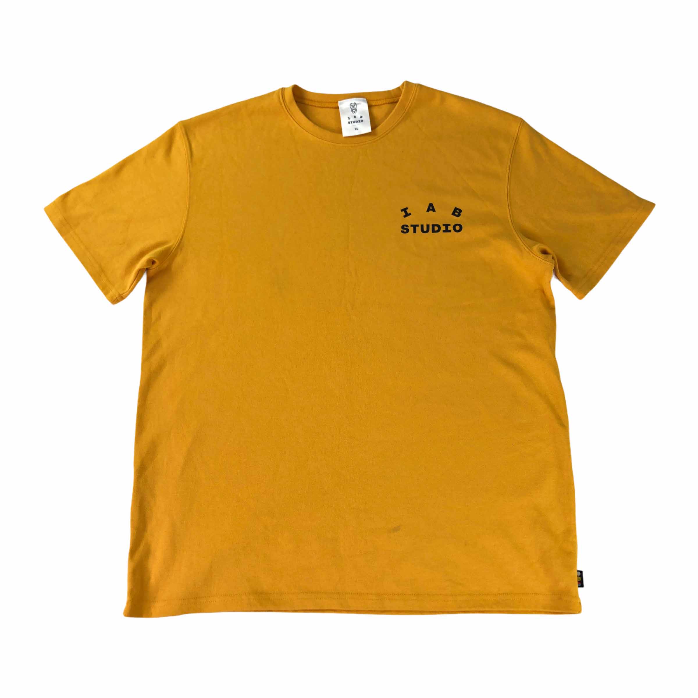 [IAB Studio X Kakao Friends] Basic Logo Short Tshirt YE - Size XL
