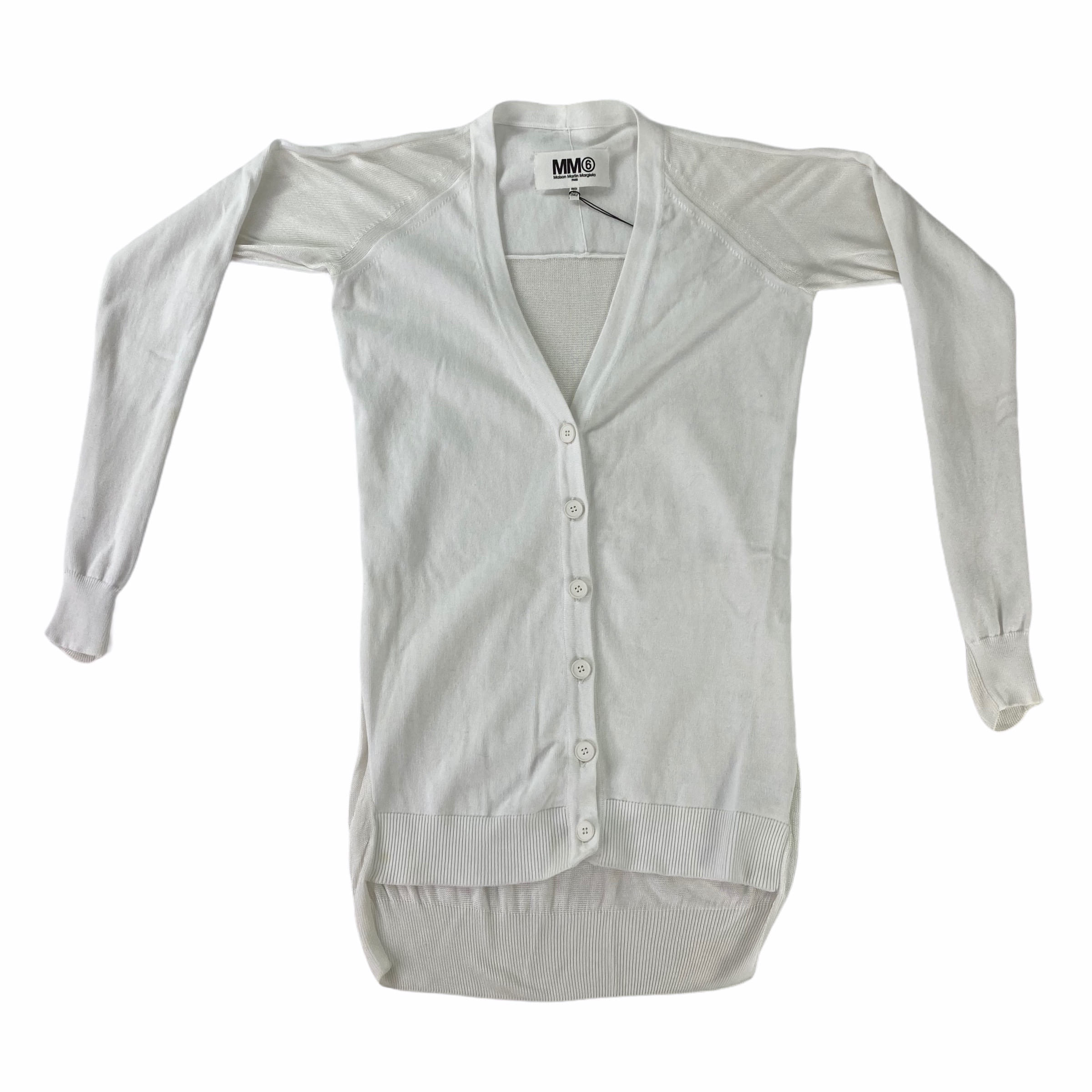[Margiela] White Cardigan - Size XS