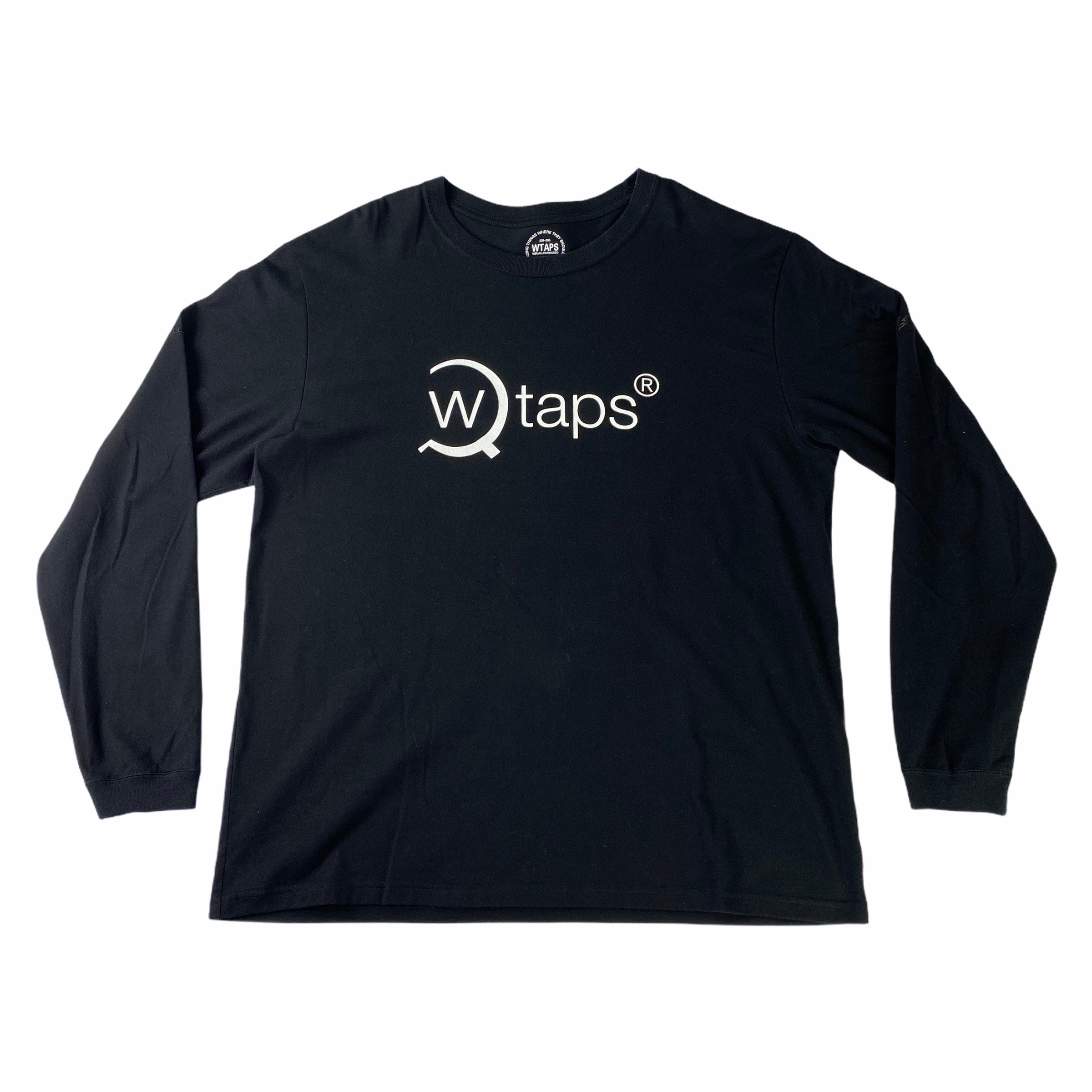 [WTAPS] Logo Long Sleeve T BK - Size 3