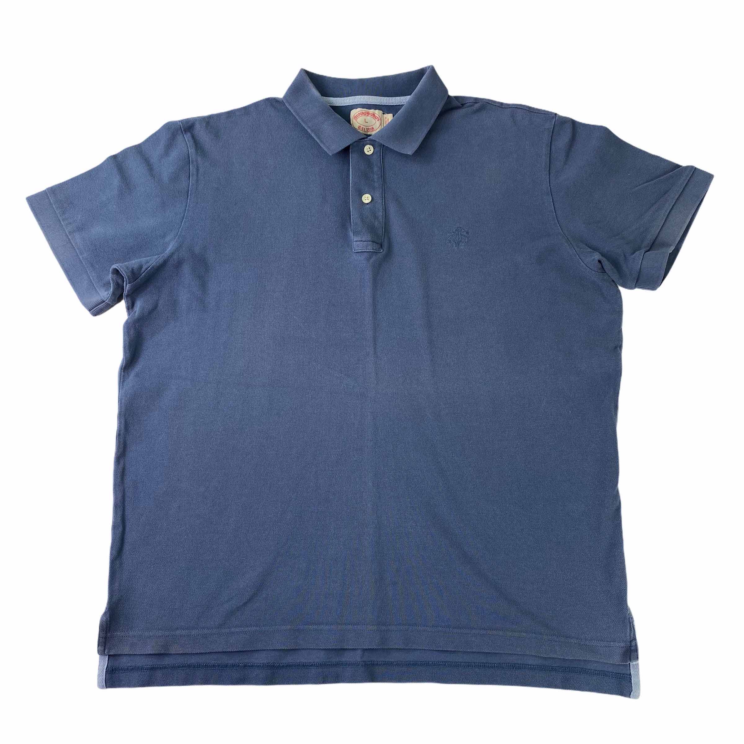 [Brooks Brothers] Blue Polo Shirt - Size L