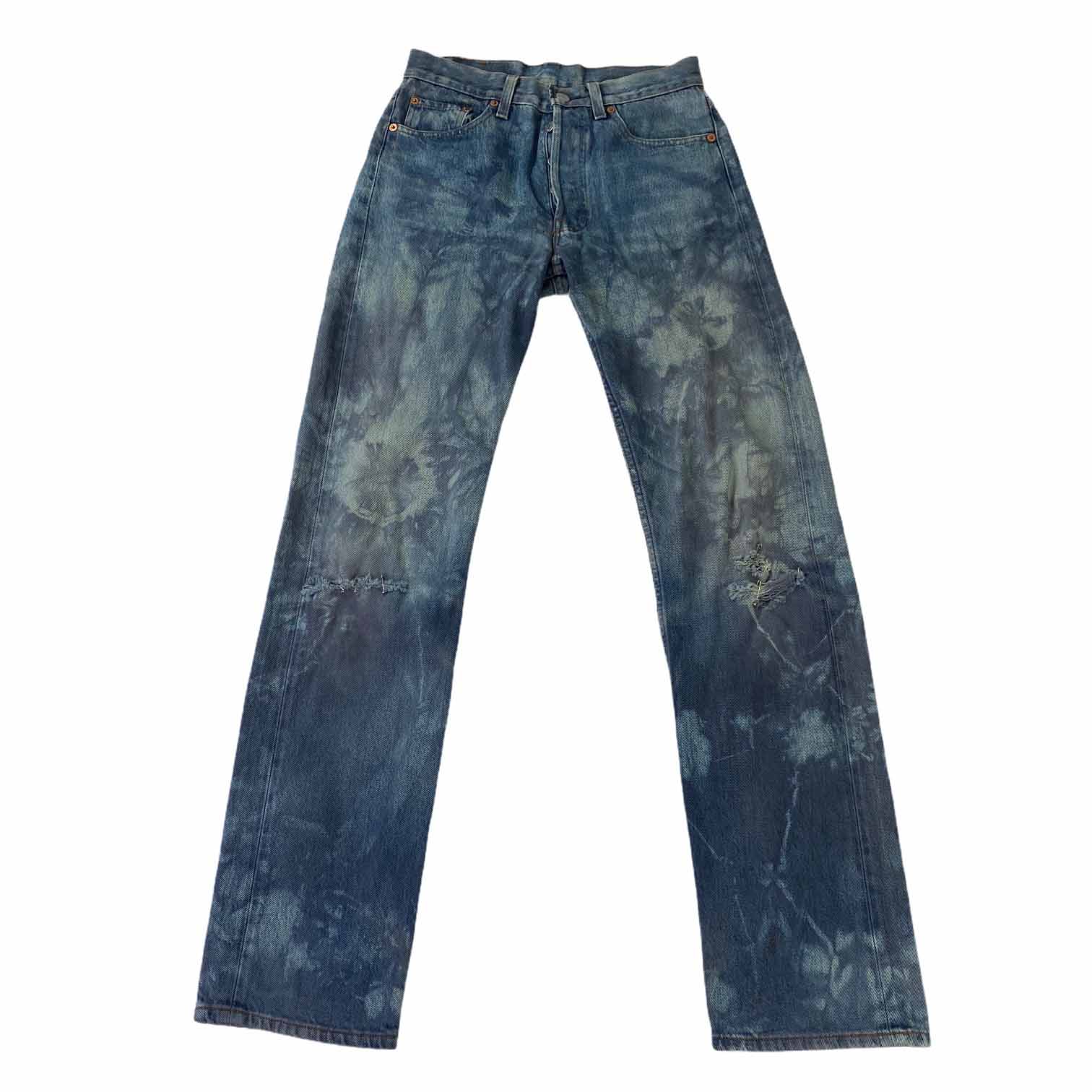 [Levis] (Vintage) 501 Tie-dye Jean - Size 29/36