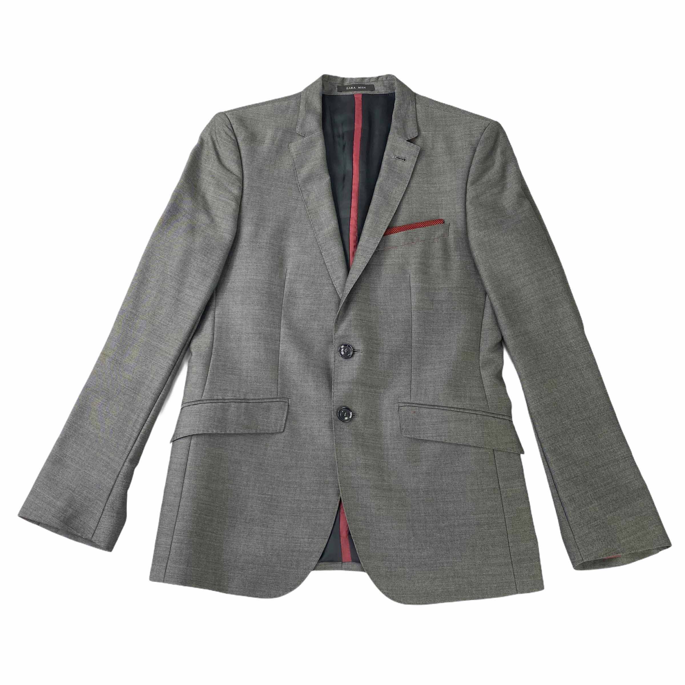 [Zara] Tailored Fit Gray Jacket - Size 46