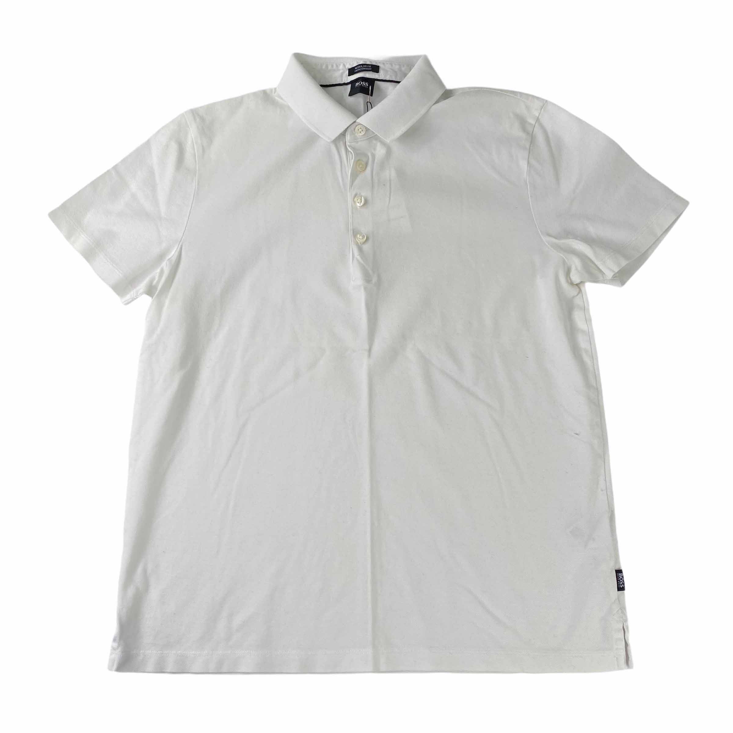 [Boss] White Polo Shirt - Size M