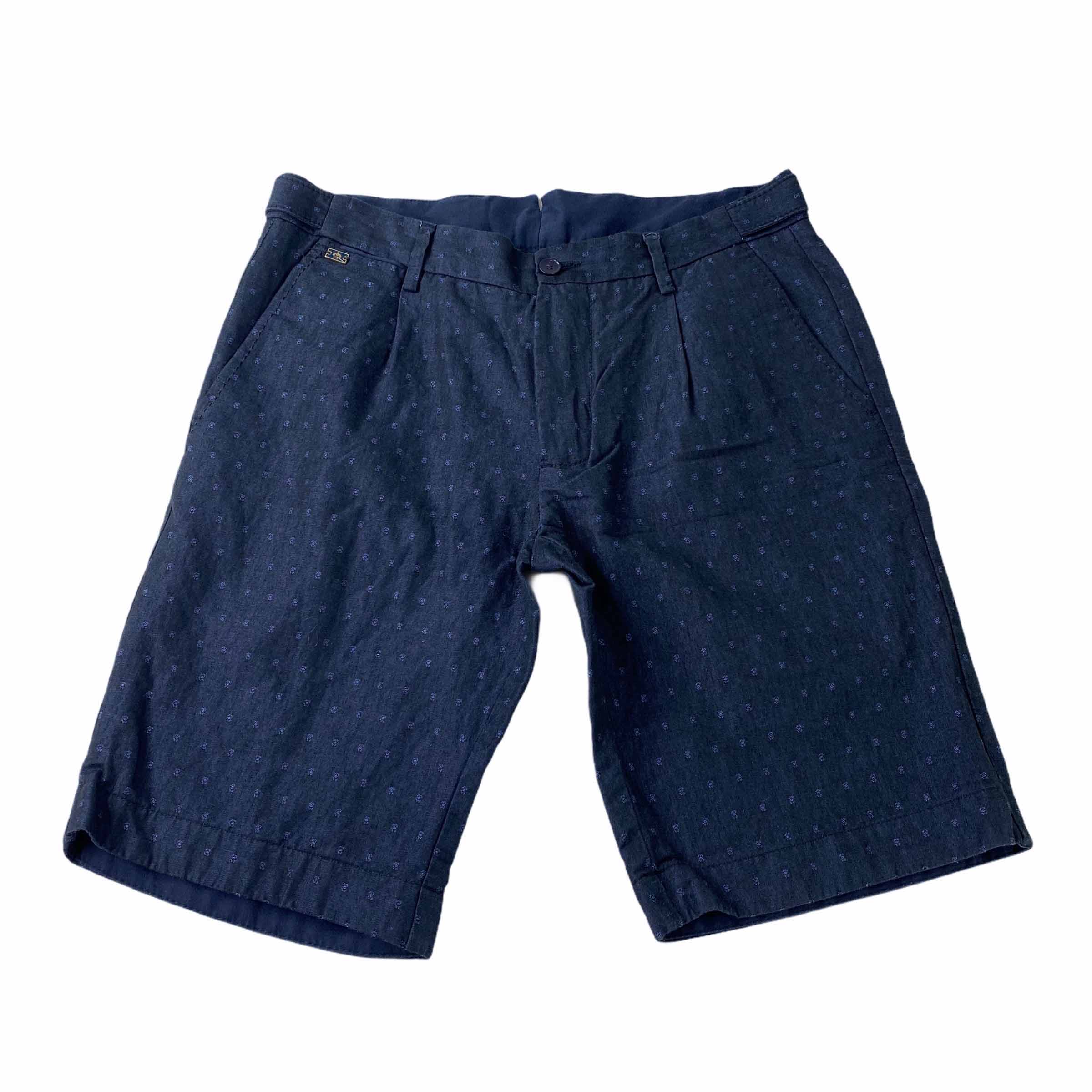 [Zara] Flower Monogram Short Pants - Size 30