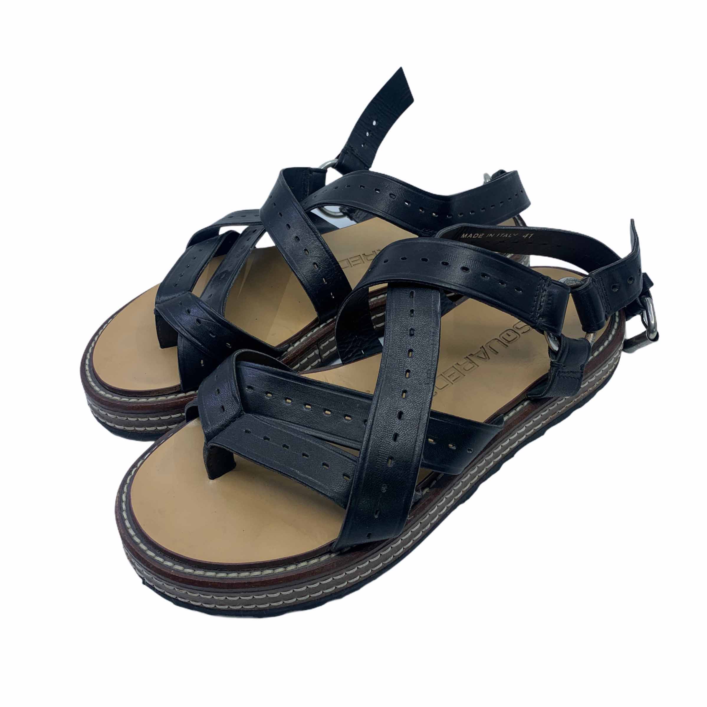 [DSQuared2] Leather Strap Sandals - Size EUR41
