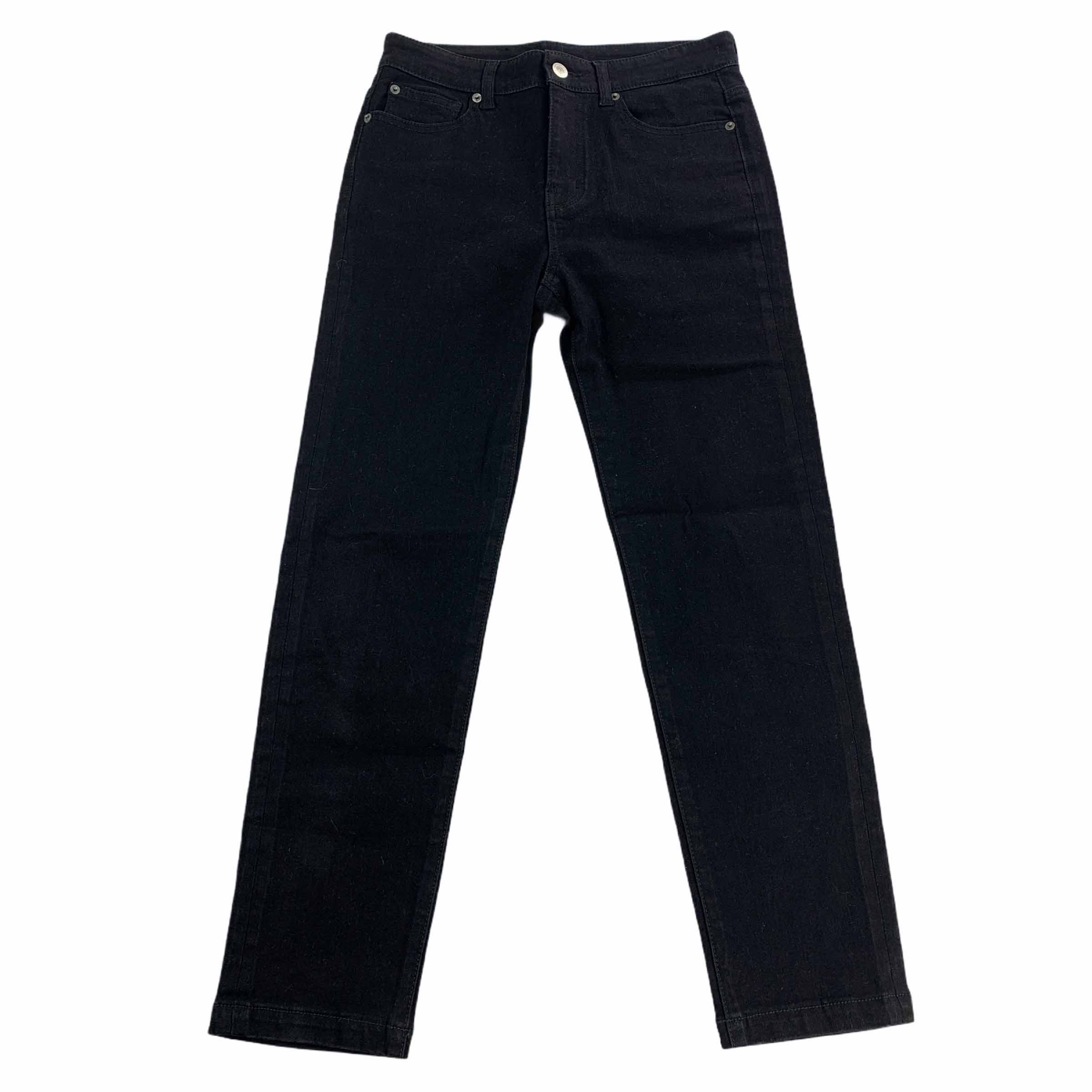 [Andew] Straight Slim Cotton Pants BK - Size 28