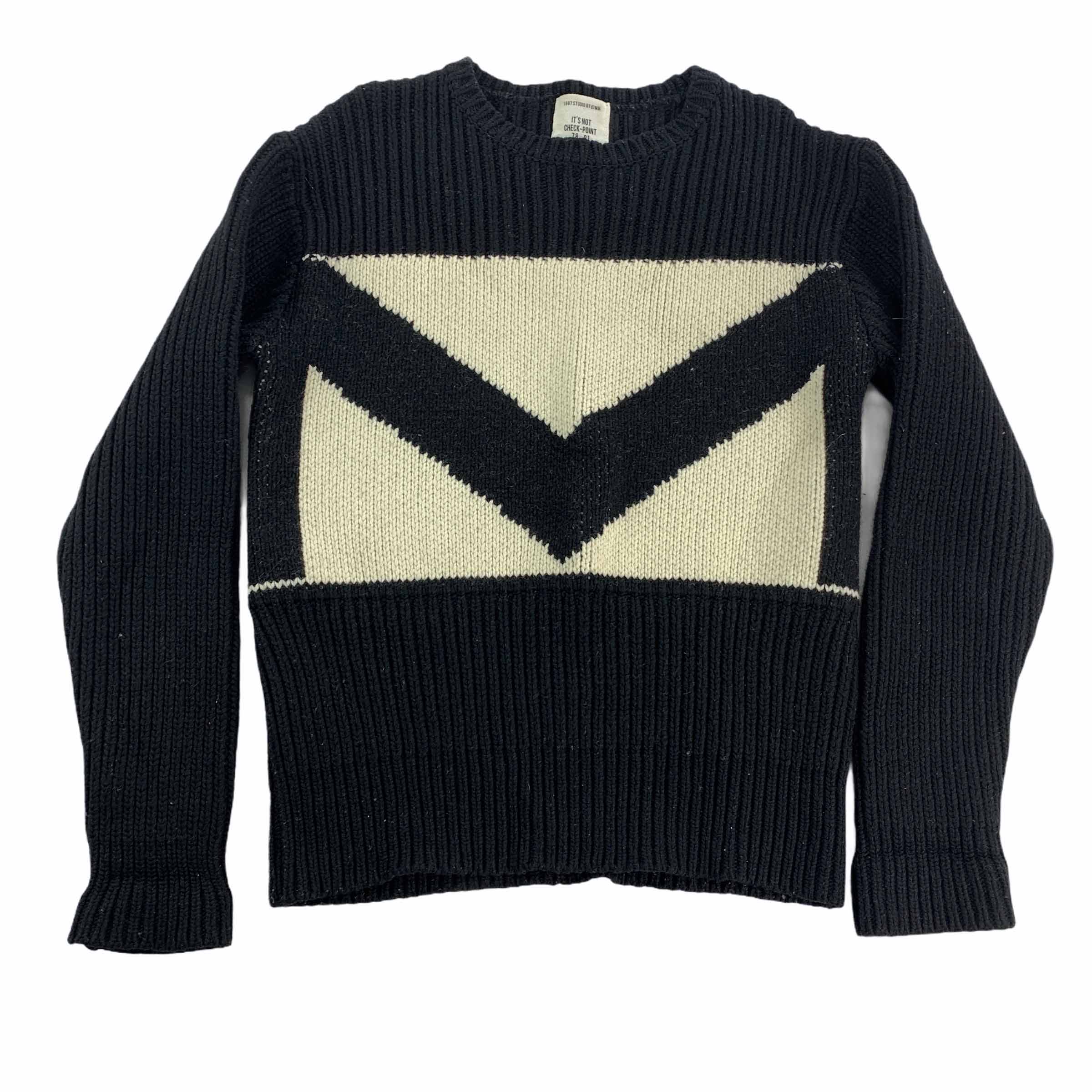 [87MM] 1987 Studio Heavy Sweater BK - Size L