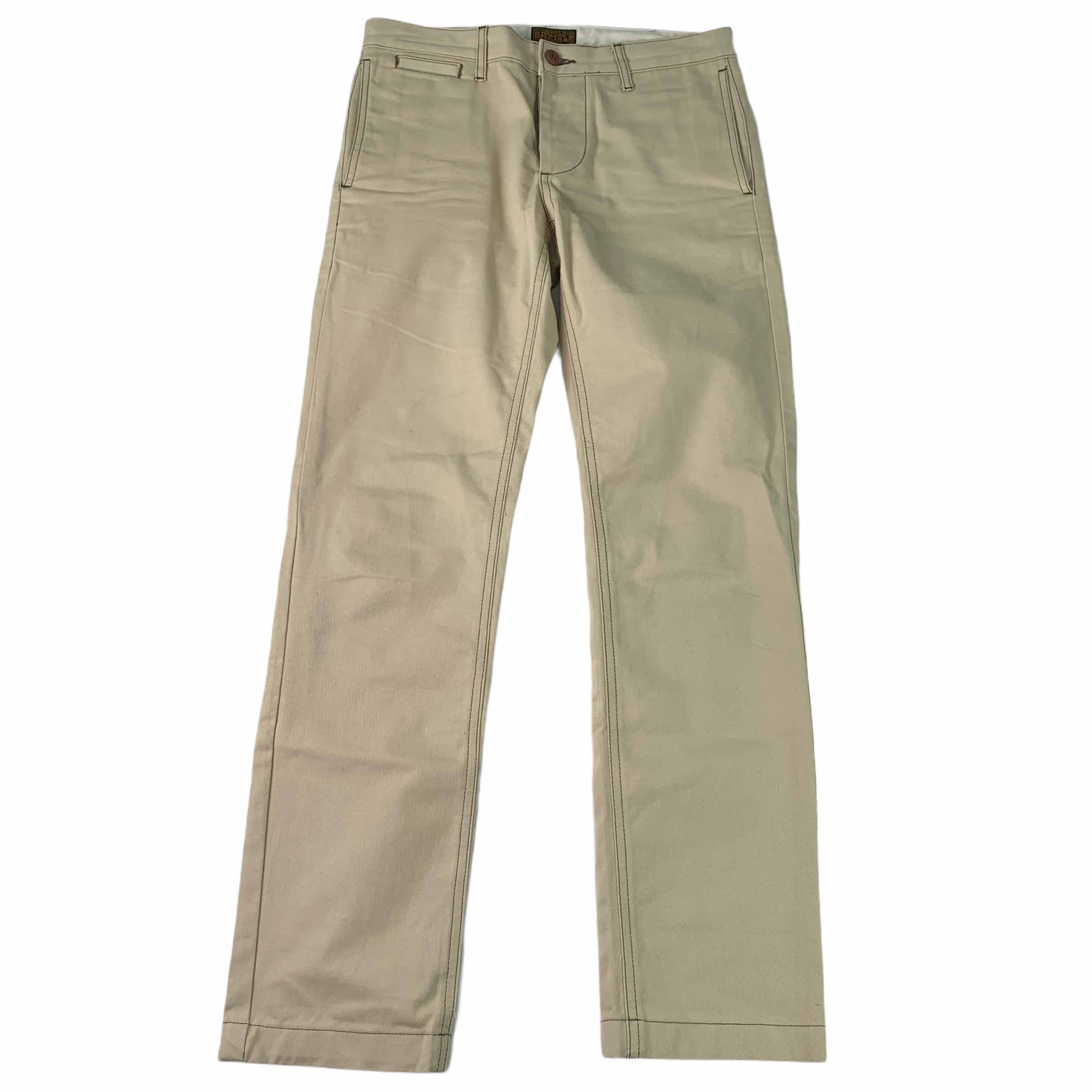 [BRT1848] Beige Cotton Pants - Size 28