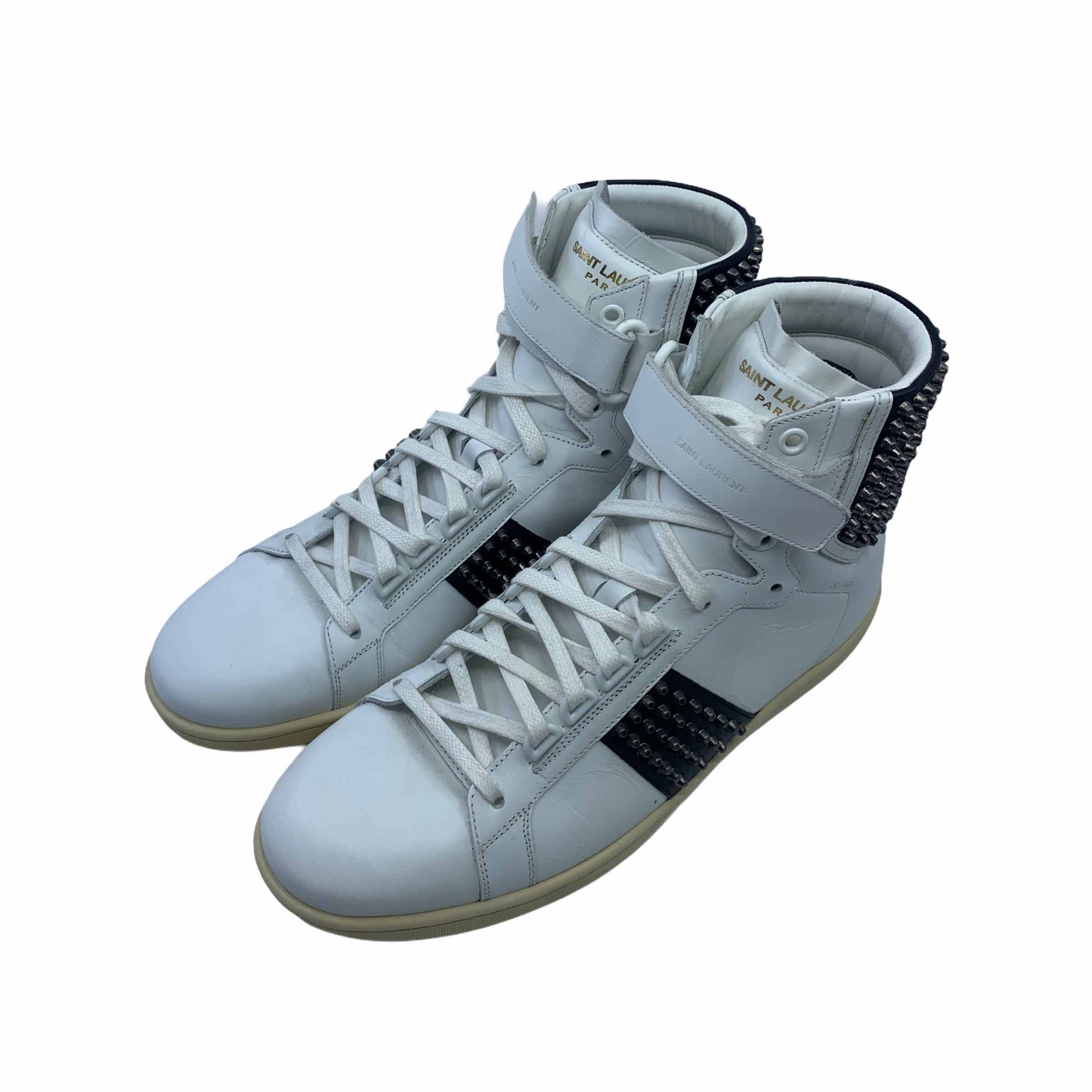 [Saint Laurent] Stud SL14H Hi-Top Sneakers - Size EUR42