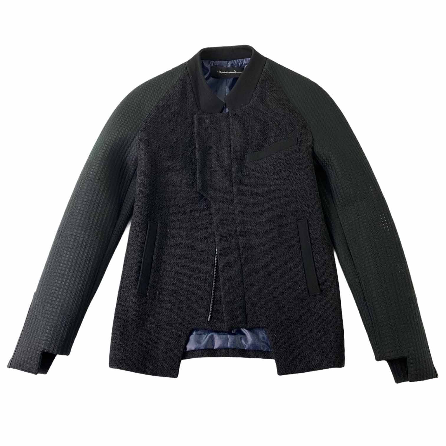 [Byungmun Seo] Tweed Jacket BK - Size Free