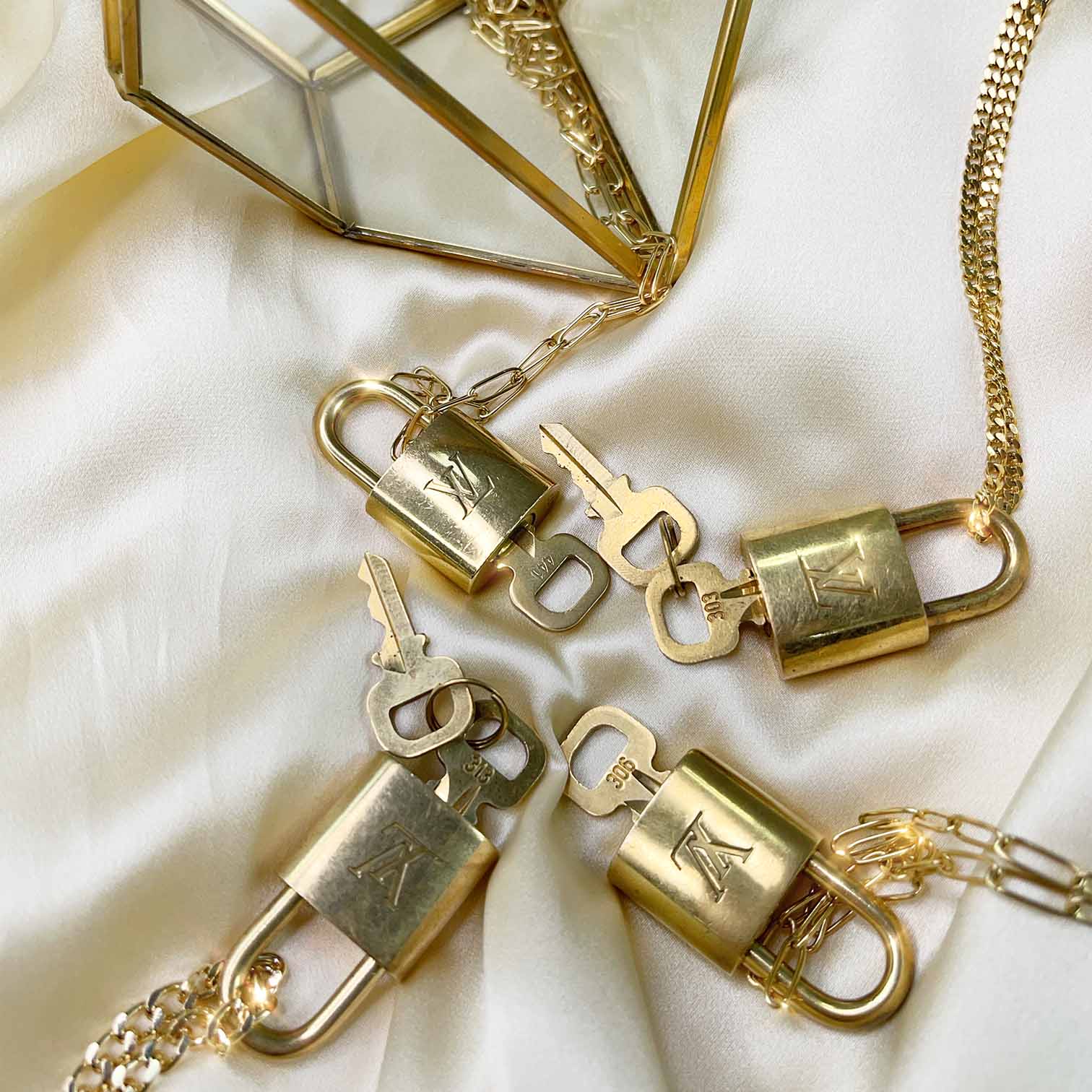 [Louis Vuitton] Custom Lock Kit Necklace