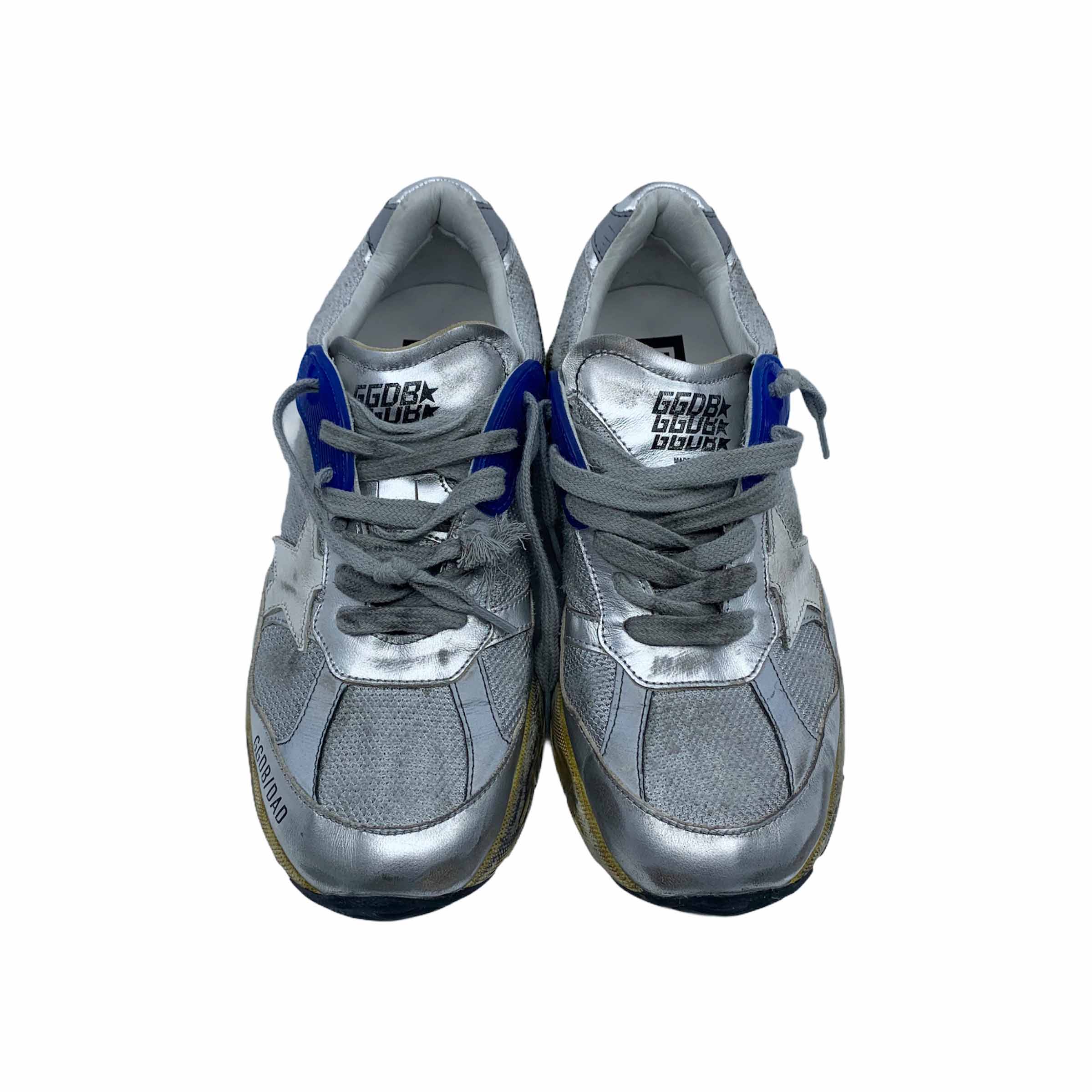 [Golden Goose] Dad-Star Silver Sneakers - Size 37