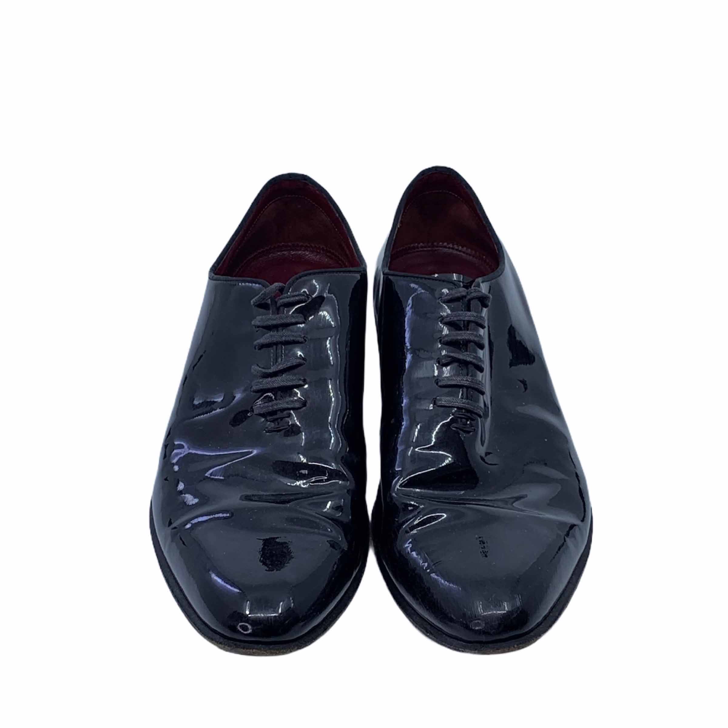 [Sergio Rossi] Wholecut Glossy Dress Shoes - Size UK8