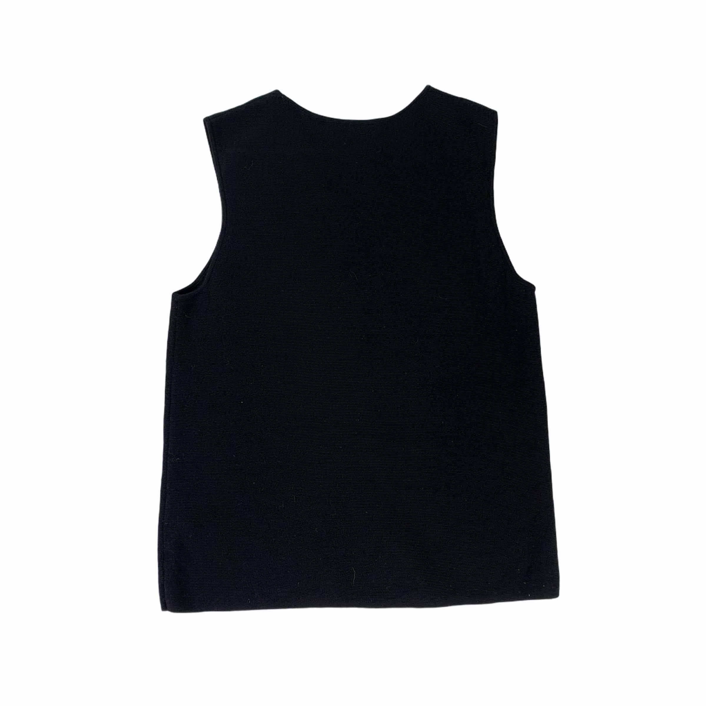 [COS] Sleeveless Knit Top BK - Size S