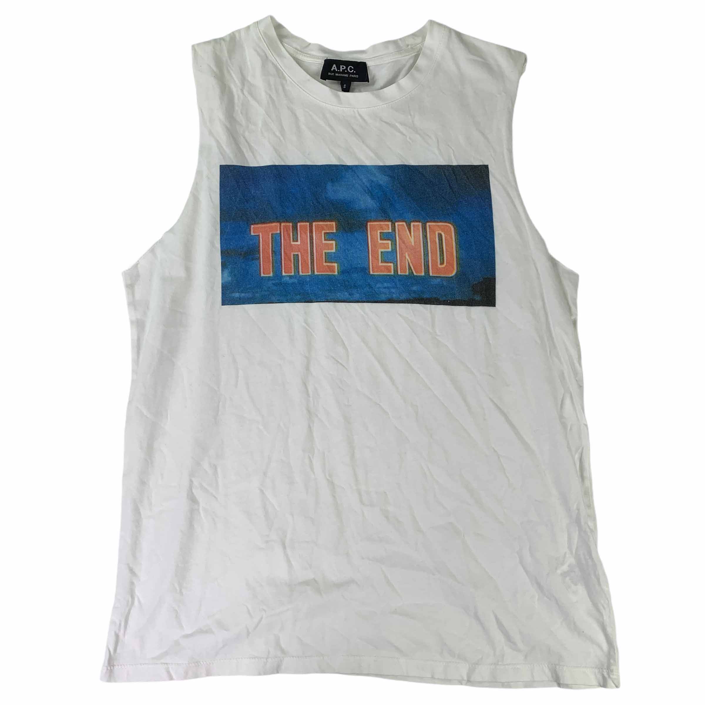 [A.P.C] The end logo Sleeveless - Size S