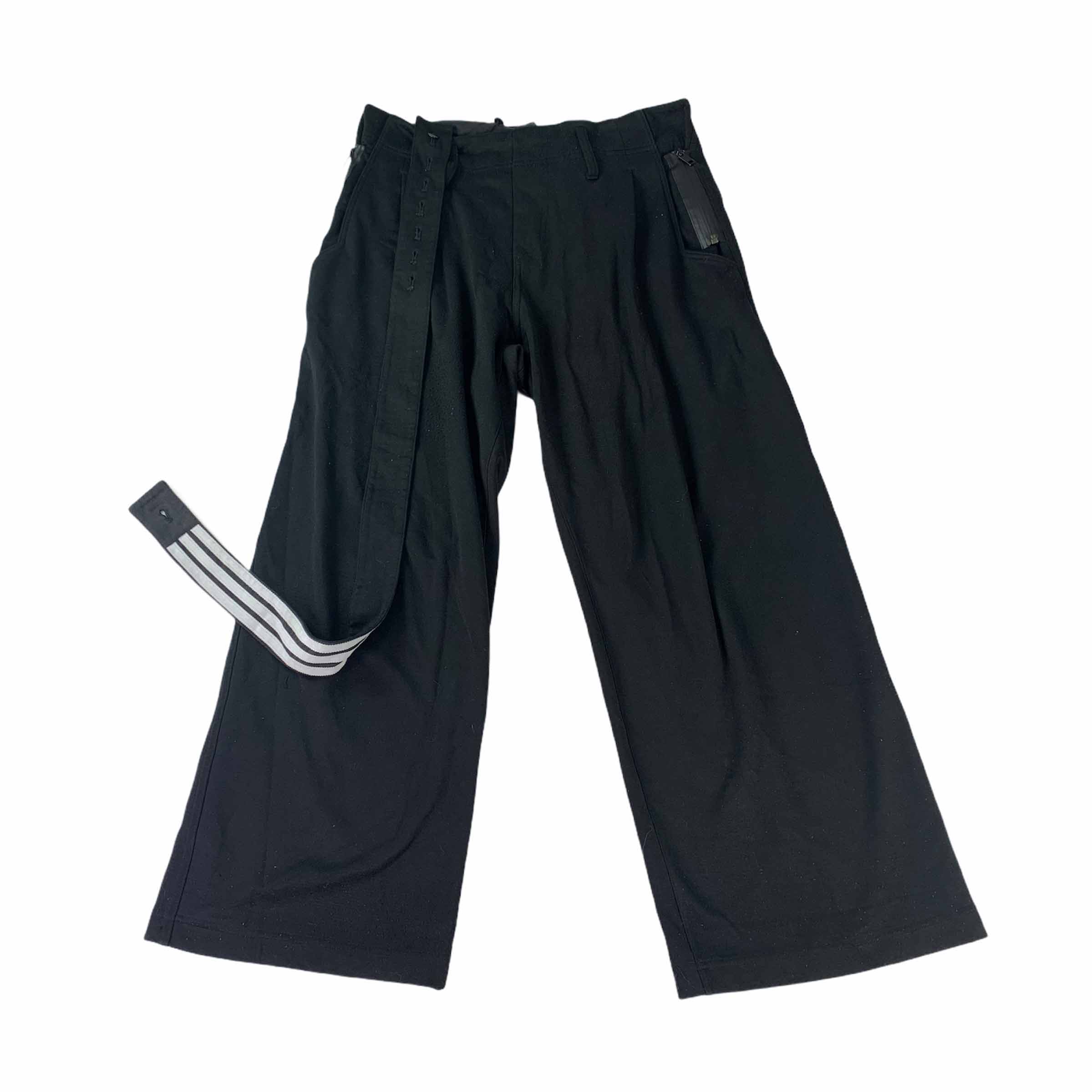 [Y3] Pants with 3 Stripe Belt BK - Size XXS