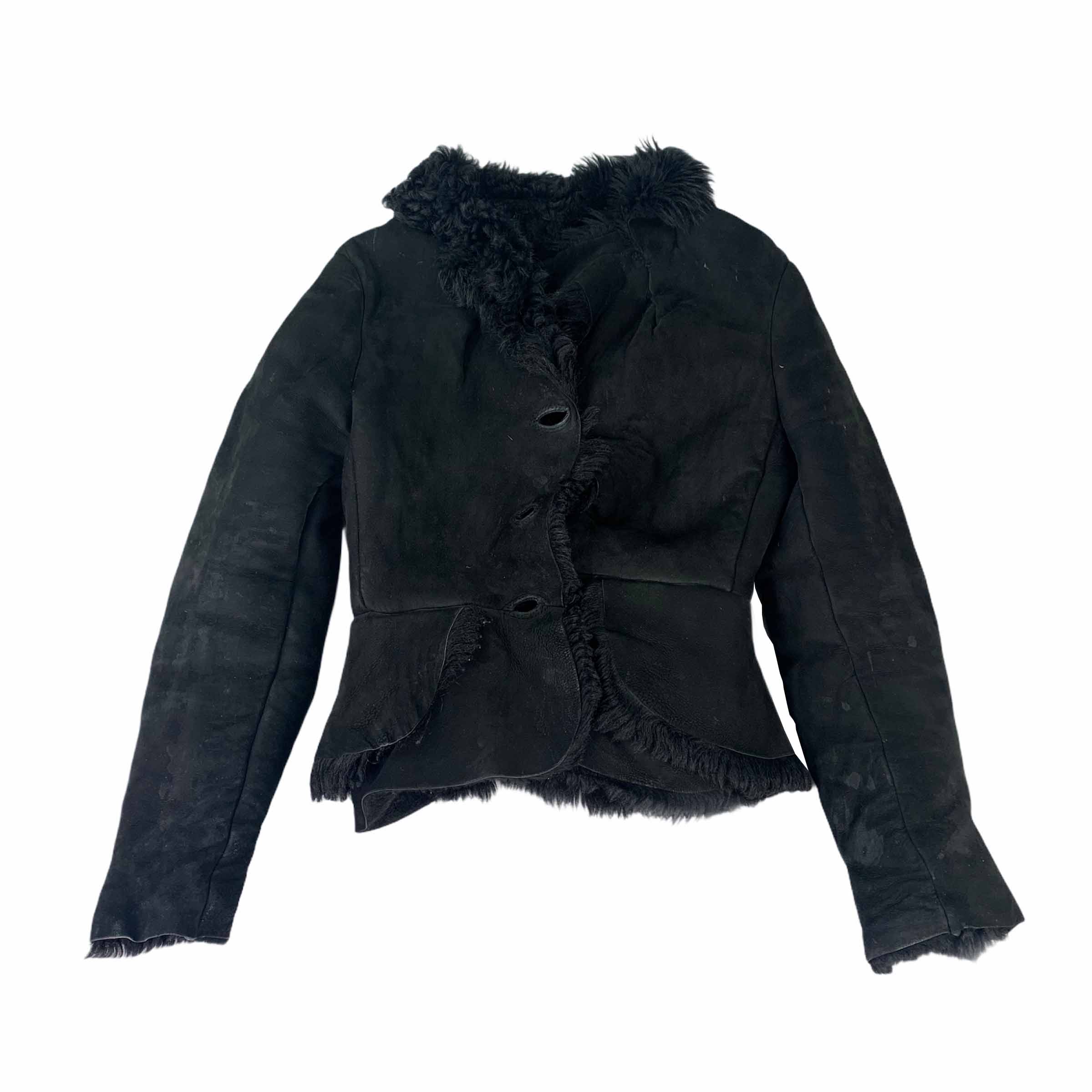 [Vivienne Westwood] Suede 3 Button Jacket - Size Free