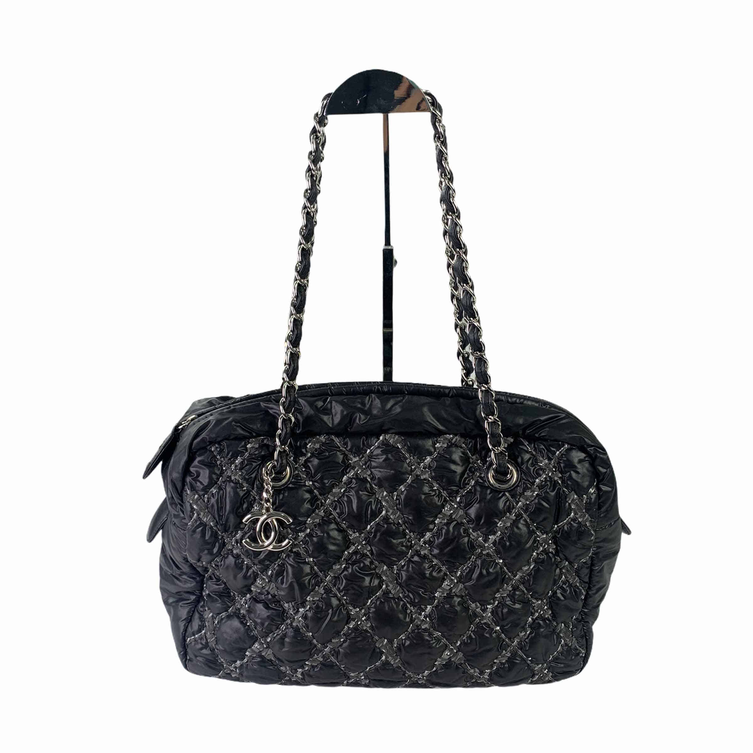 [Chanel] Quilted Padding Bag BK - Size Free