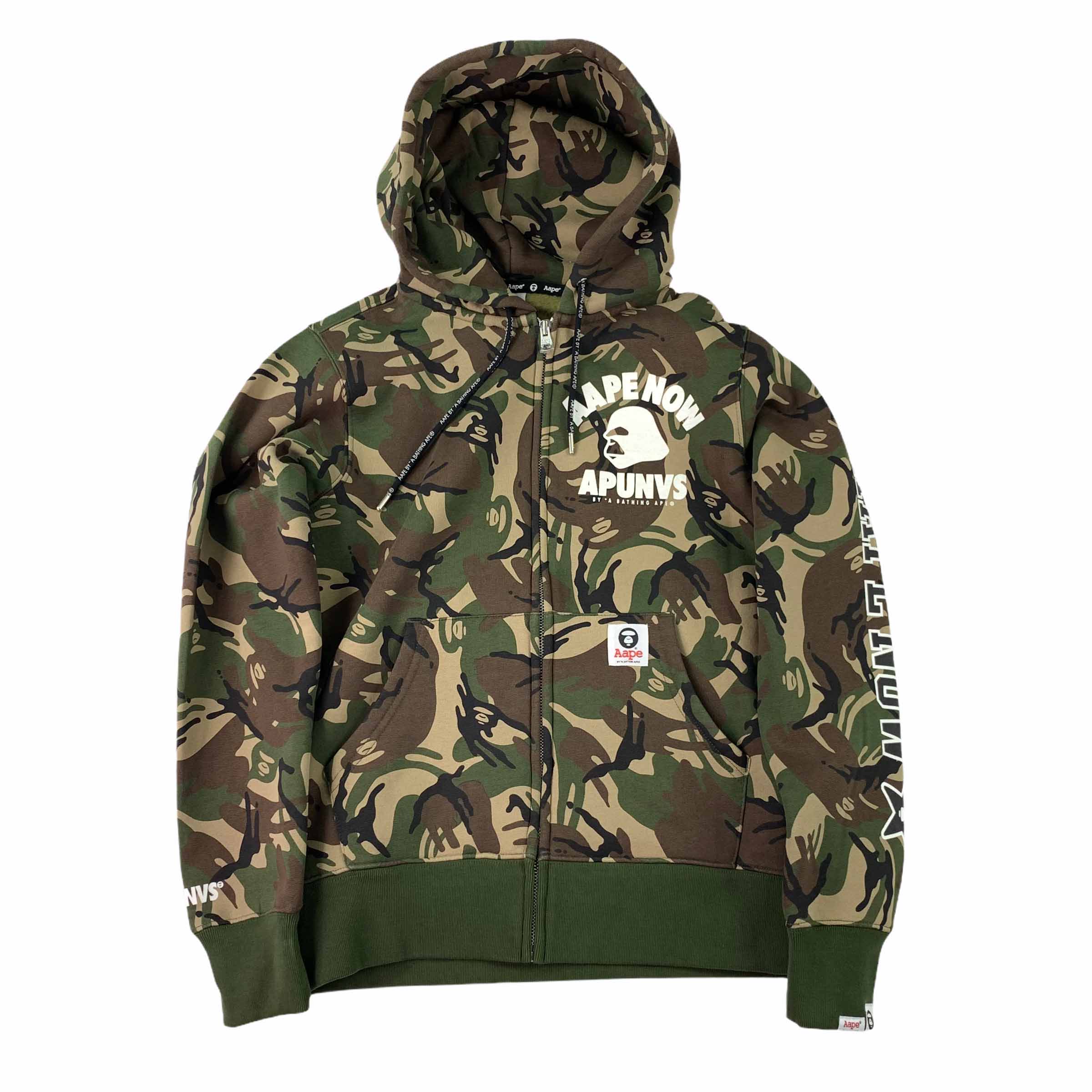 [AAPE] Camouflage Hoodie - Size S