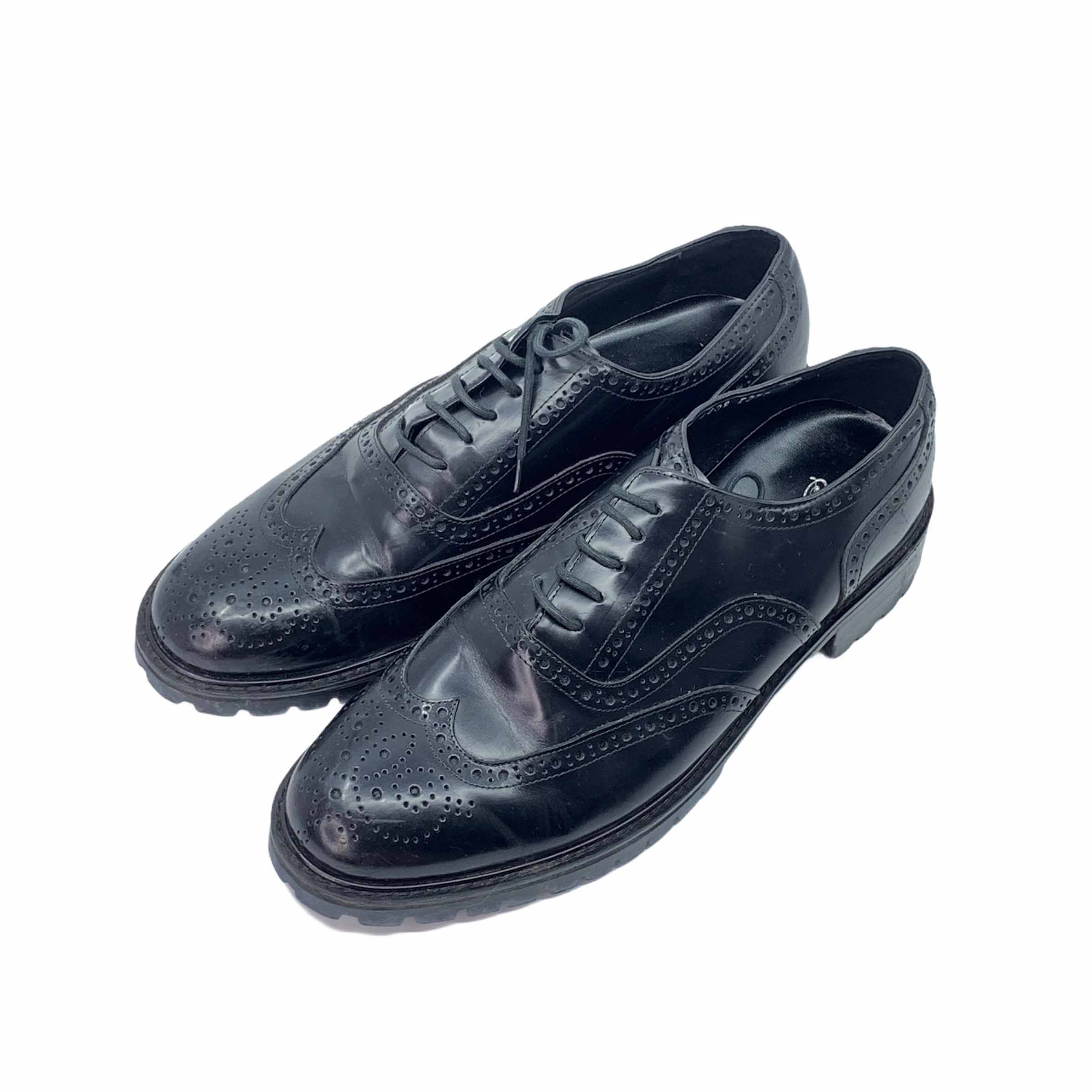 [S-Rush] Wingtip Dress Shoes BK - Size 270