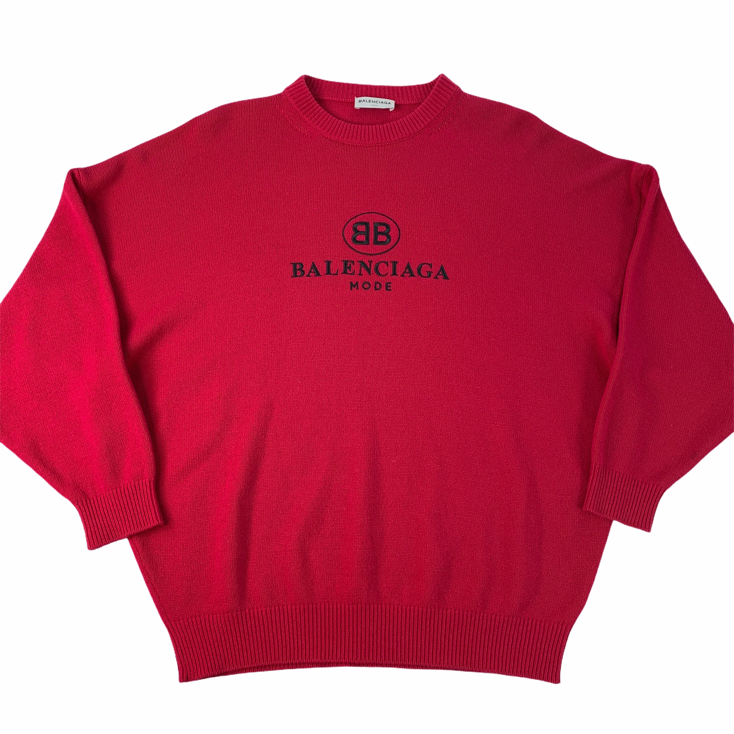 [Balenciaga] BB Logo Overfit Knit -  Size 34