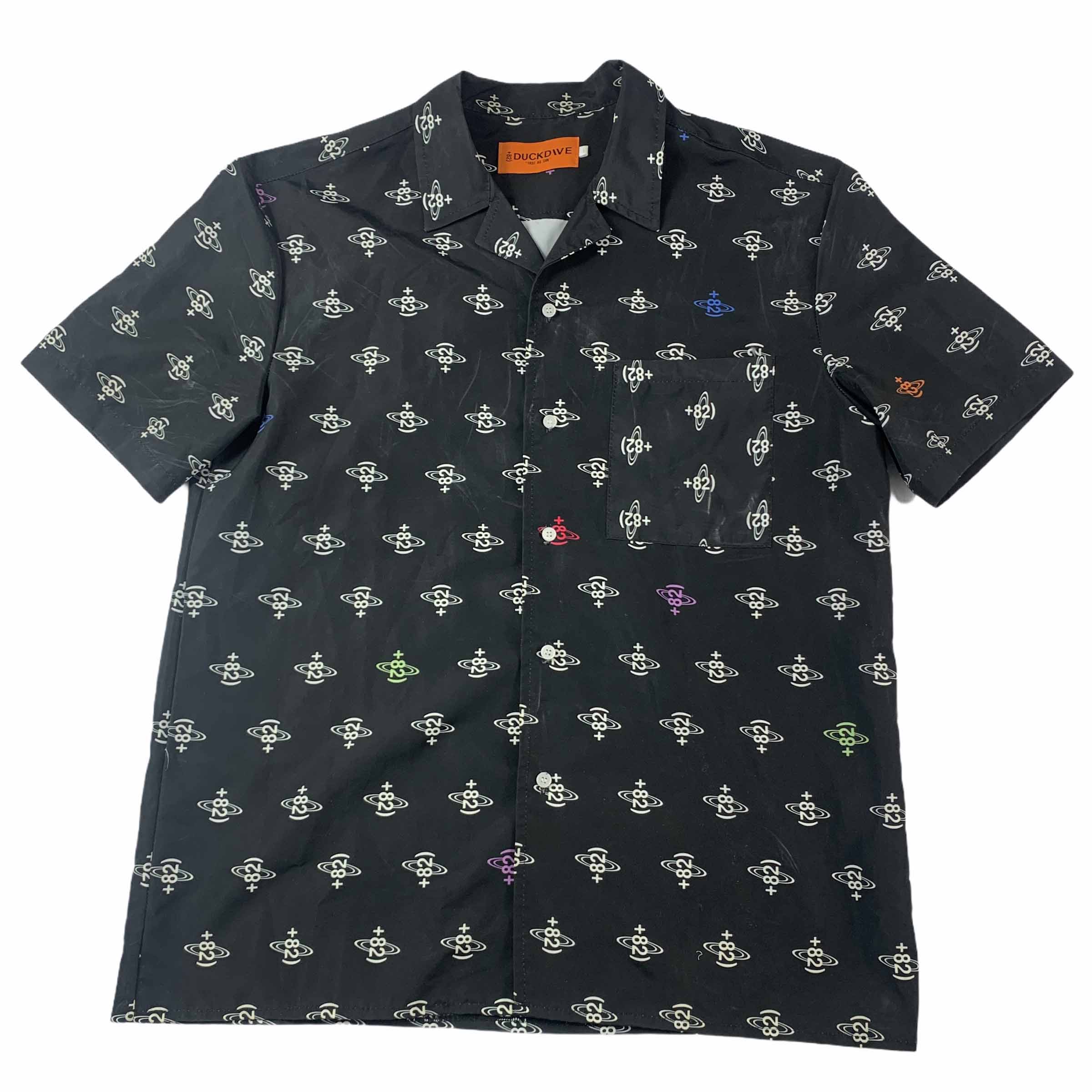 [Duckdive] 82+ Logo pattern short sleeve shirt - Size L