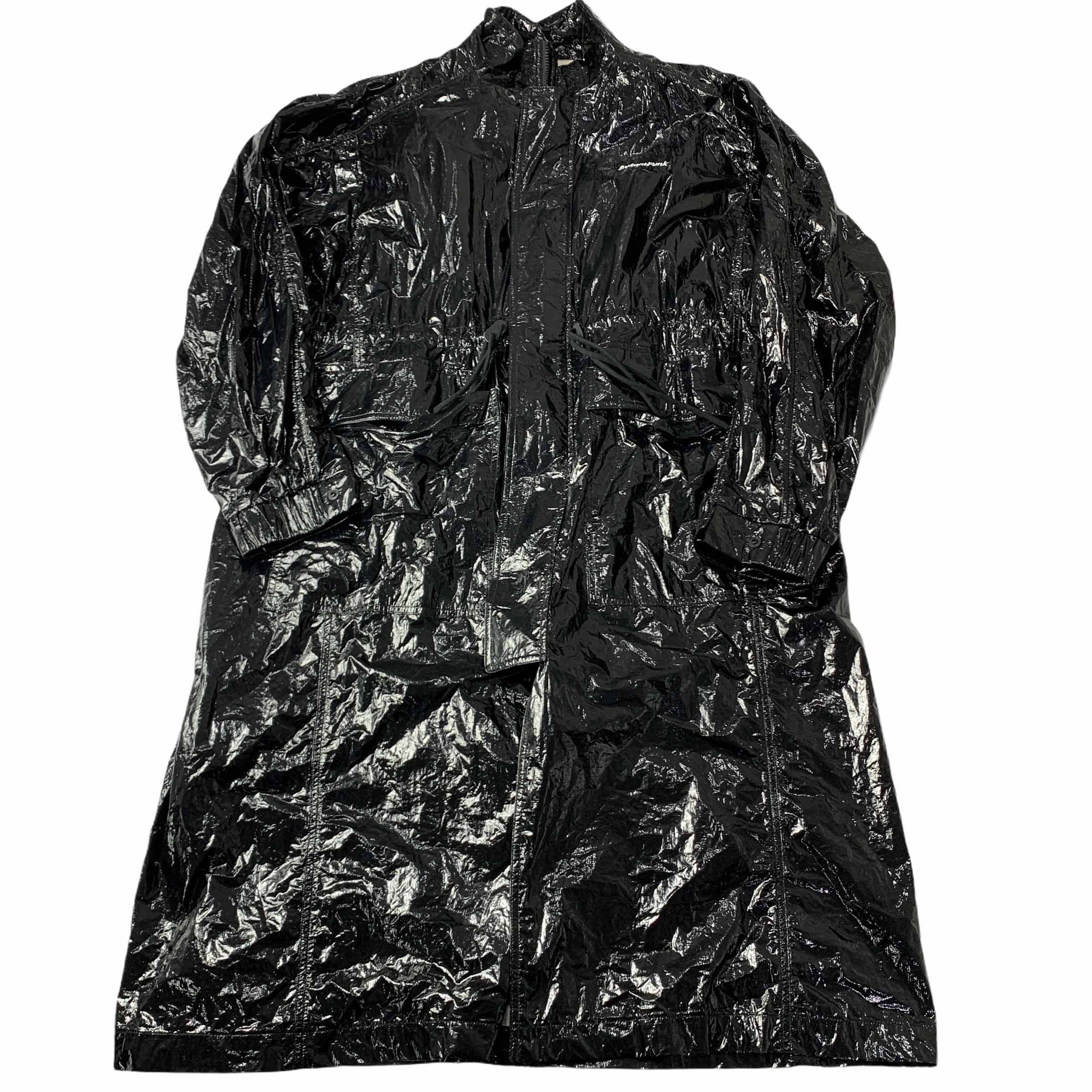 [Instant funk] Gloss Black Raincoat - Size 2